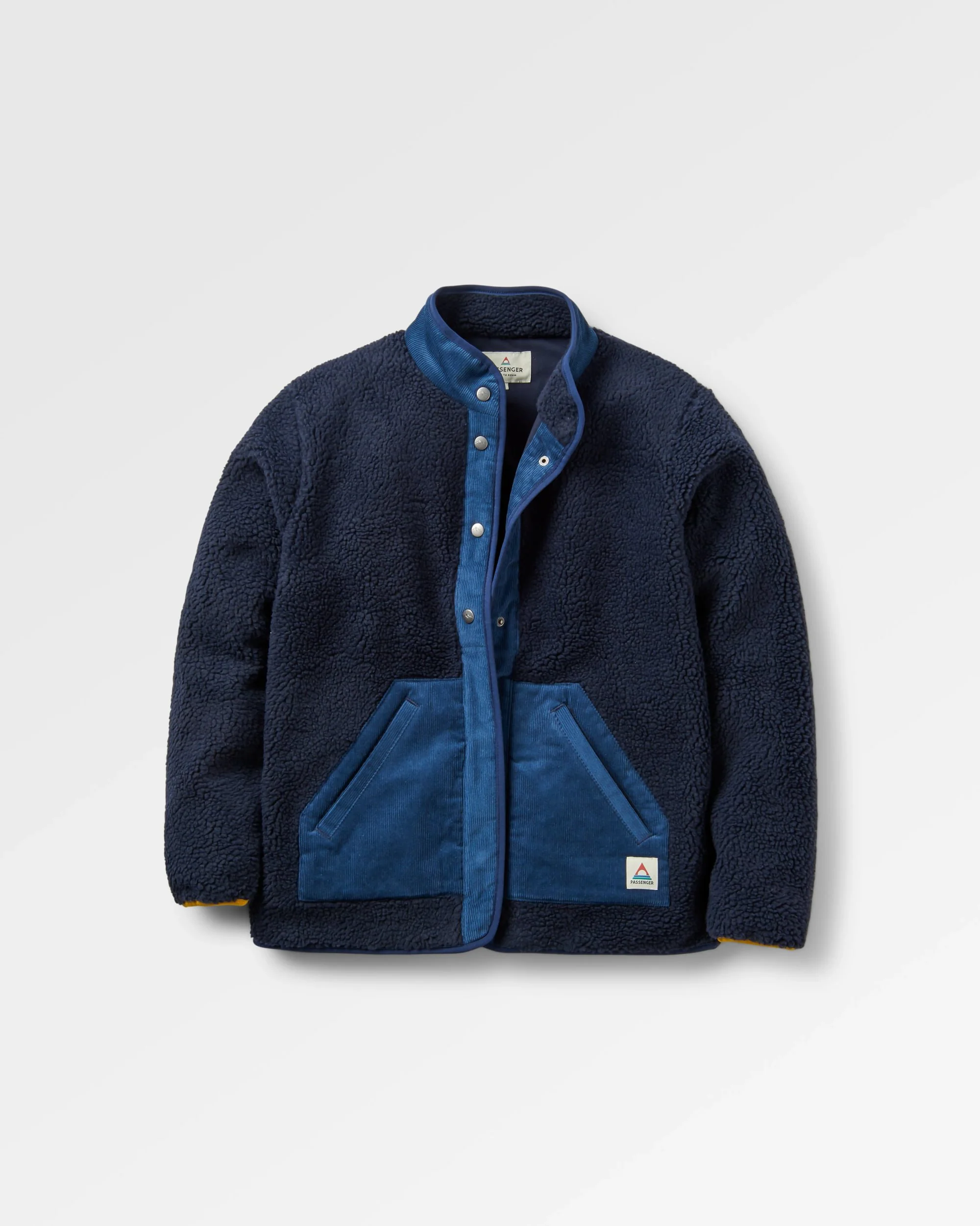 Clover Sherpa Fleece - Deep Navy - Image 2