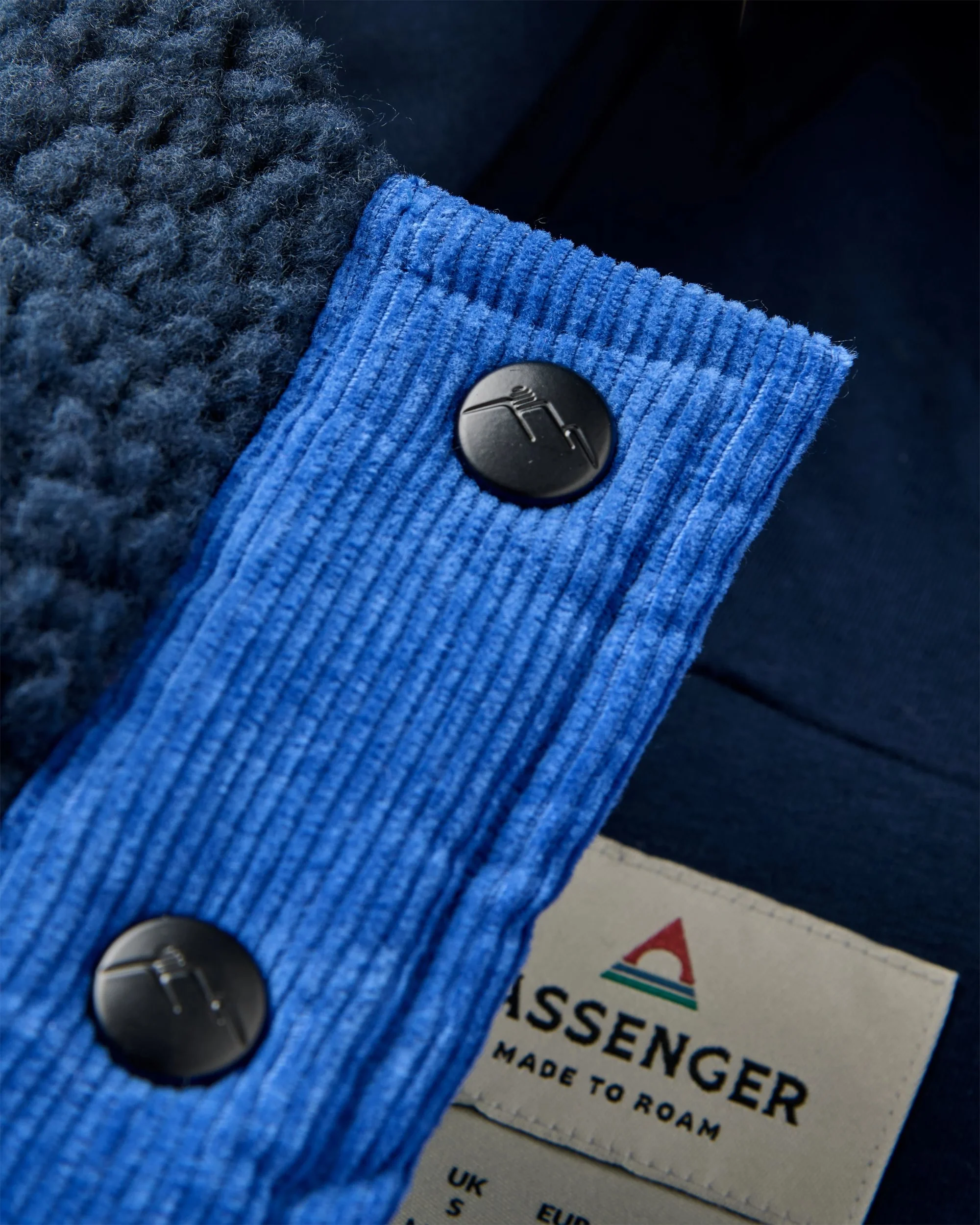 Clover Sherpa Hooded Fleece - Rich Navy - Image 4