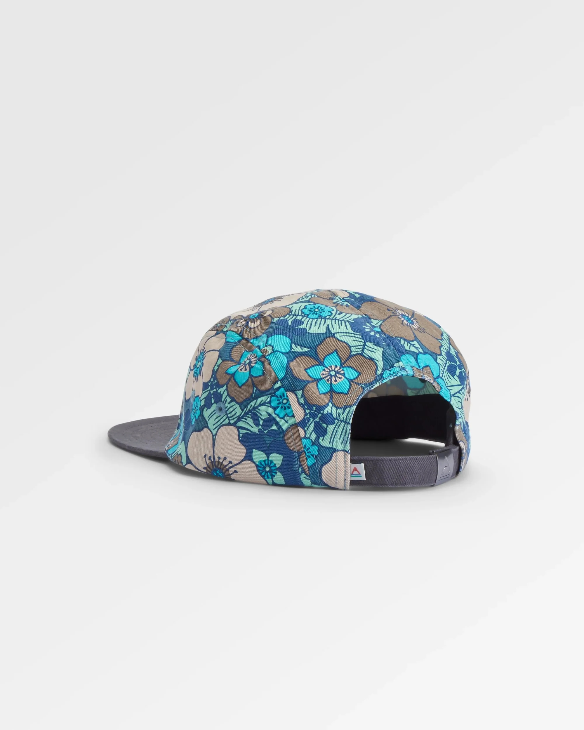 Coast 5 Panel Cap - Vintage Floral Aqua - Image 2