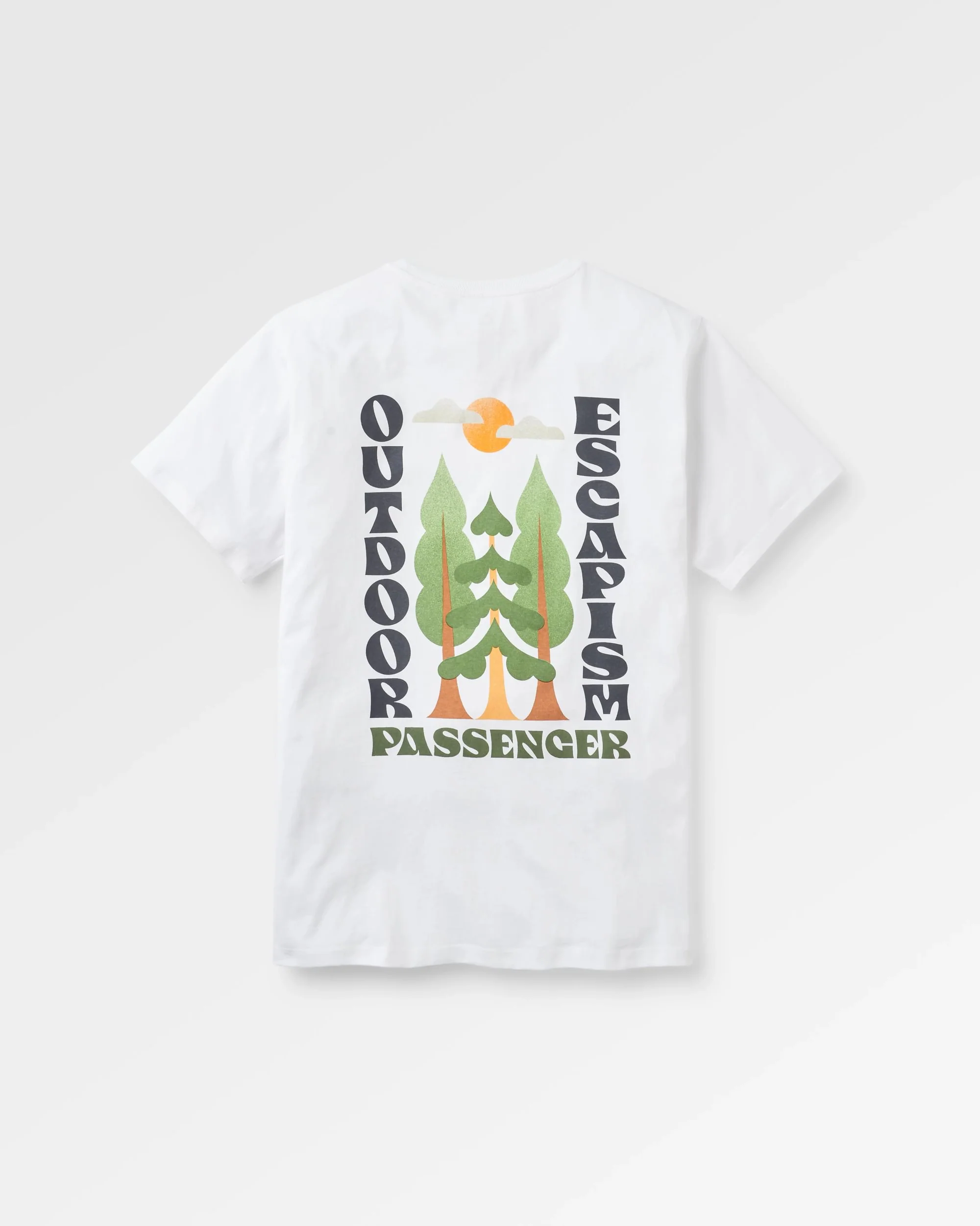Tall Pines Men's T-Shirt - White - Image 5