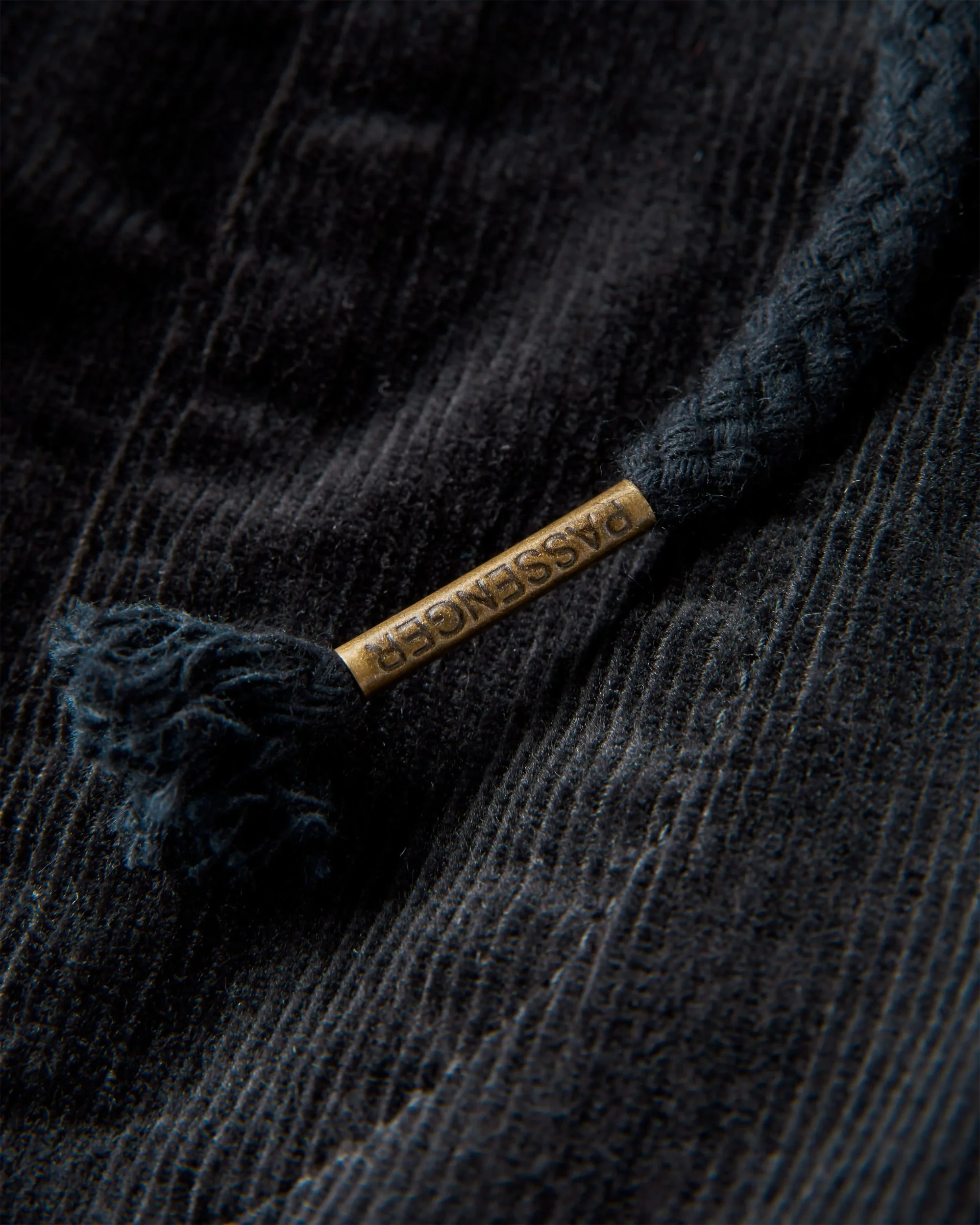 Compass Corduroy Trouser - Black - Image 9