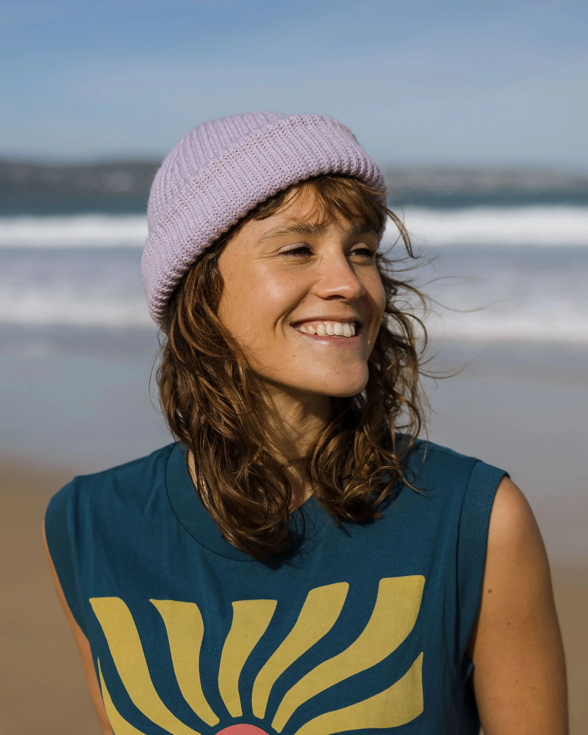 Compass Beanie - Lilac Mist - Image 2