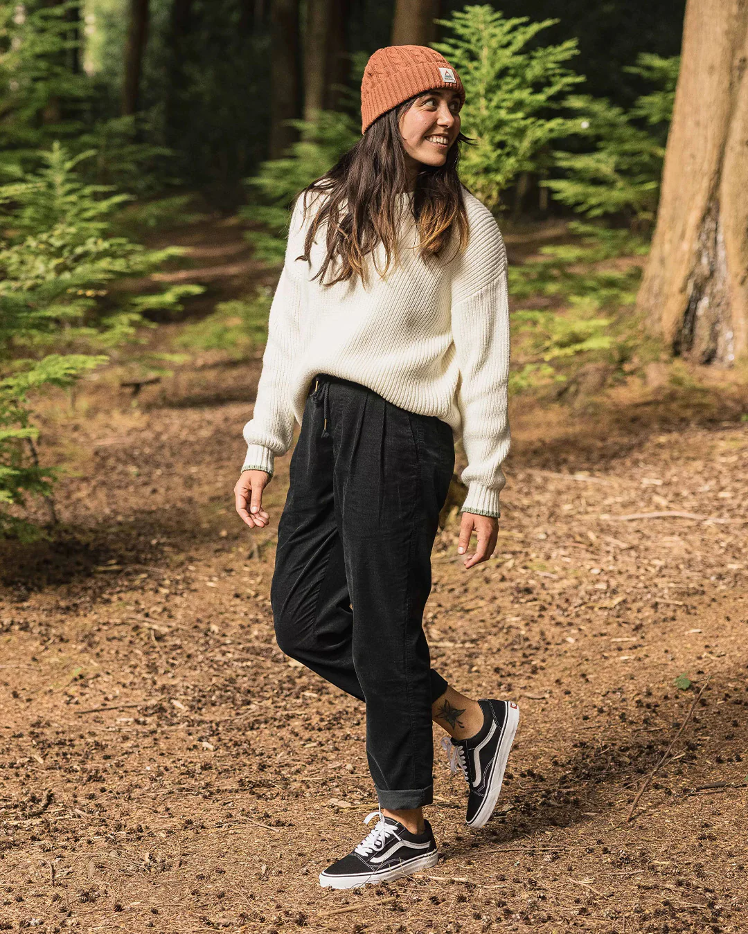 Compass Cord Trouser - Black - Image 8