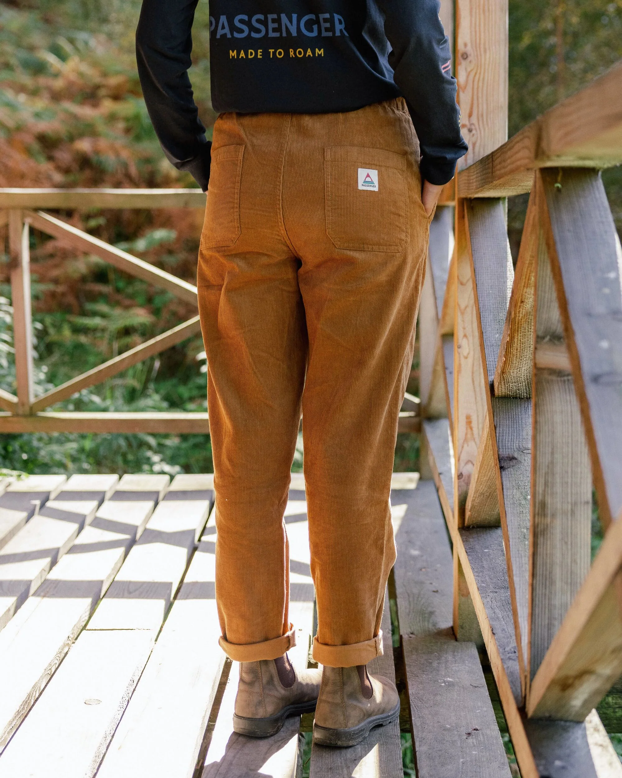Compass Corduroy Trouser - Coconut - Image 3
