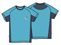Cool Down Active T-shirt - Blue Pool - Image 6