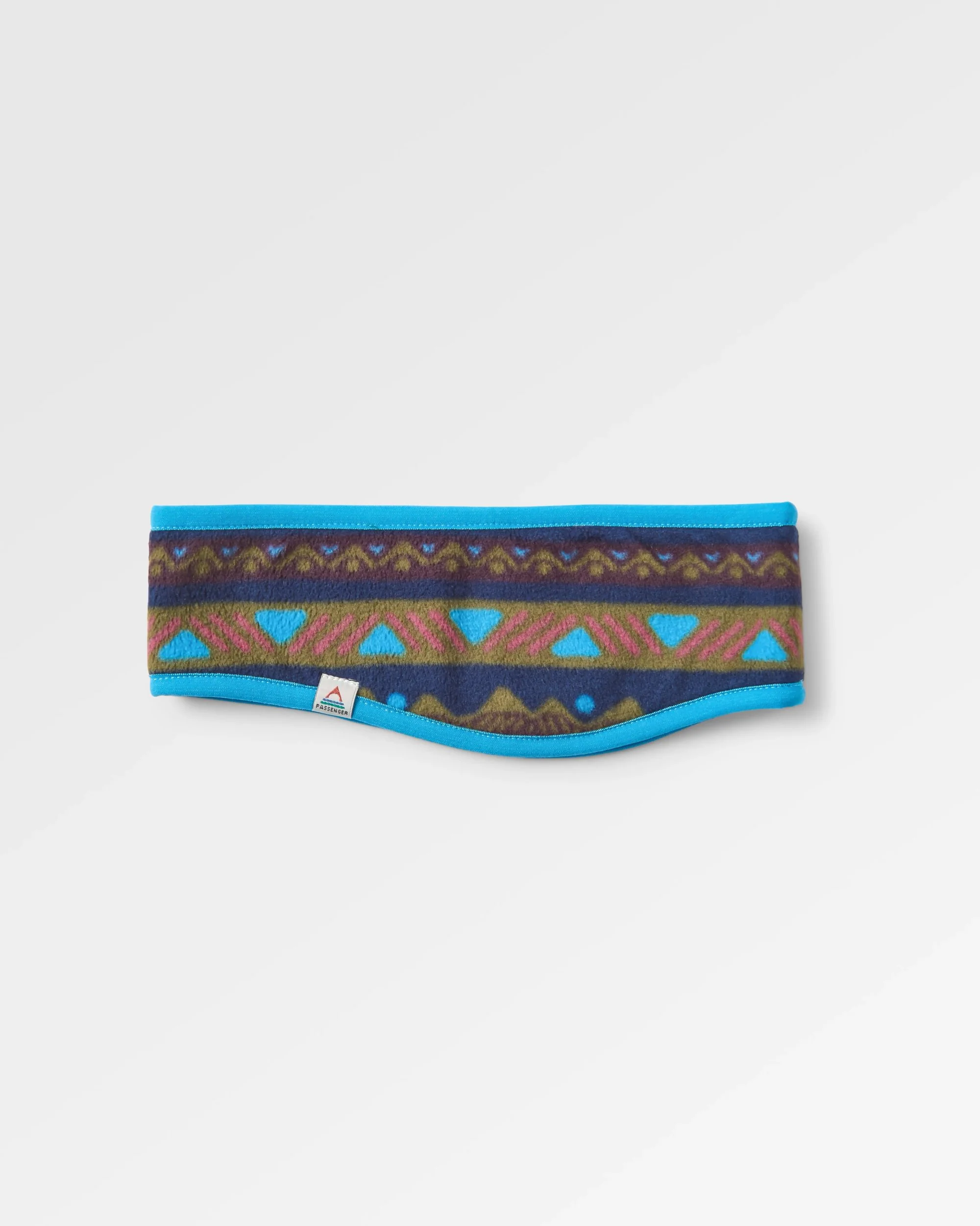 Cosy Polar Fleece Headband - Mountain Geo Multi - Image 2