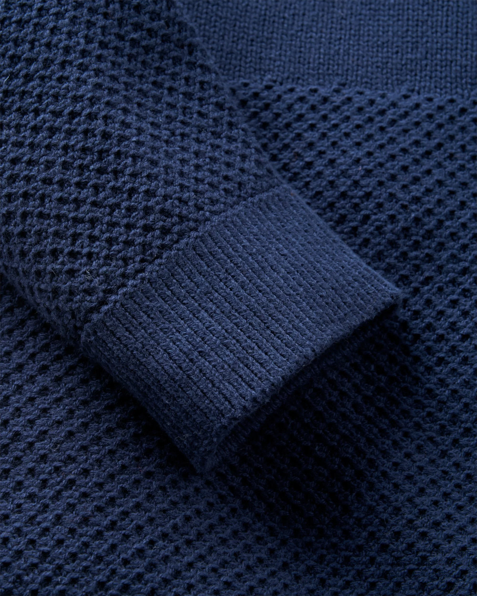 Cove Knitted Jumper - Rich Navy - Image 8