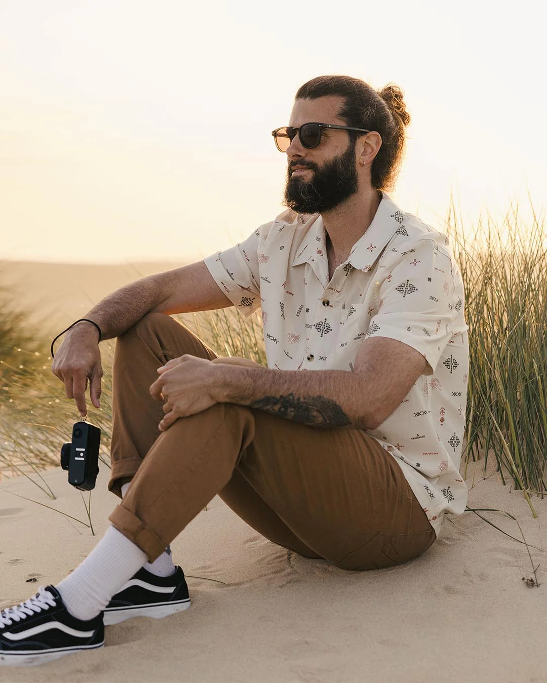 Cove Organic Cotton Short Sleeve Shirt - Birch Made To Roam - Image 4