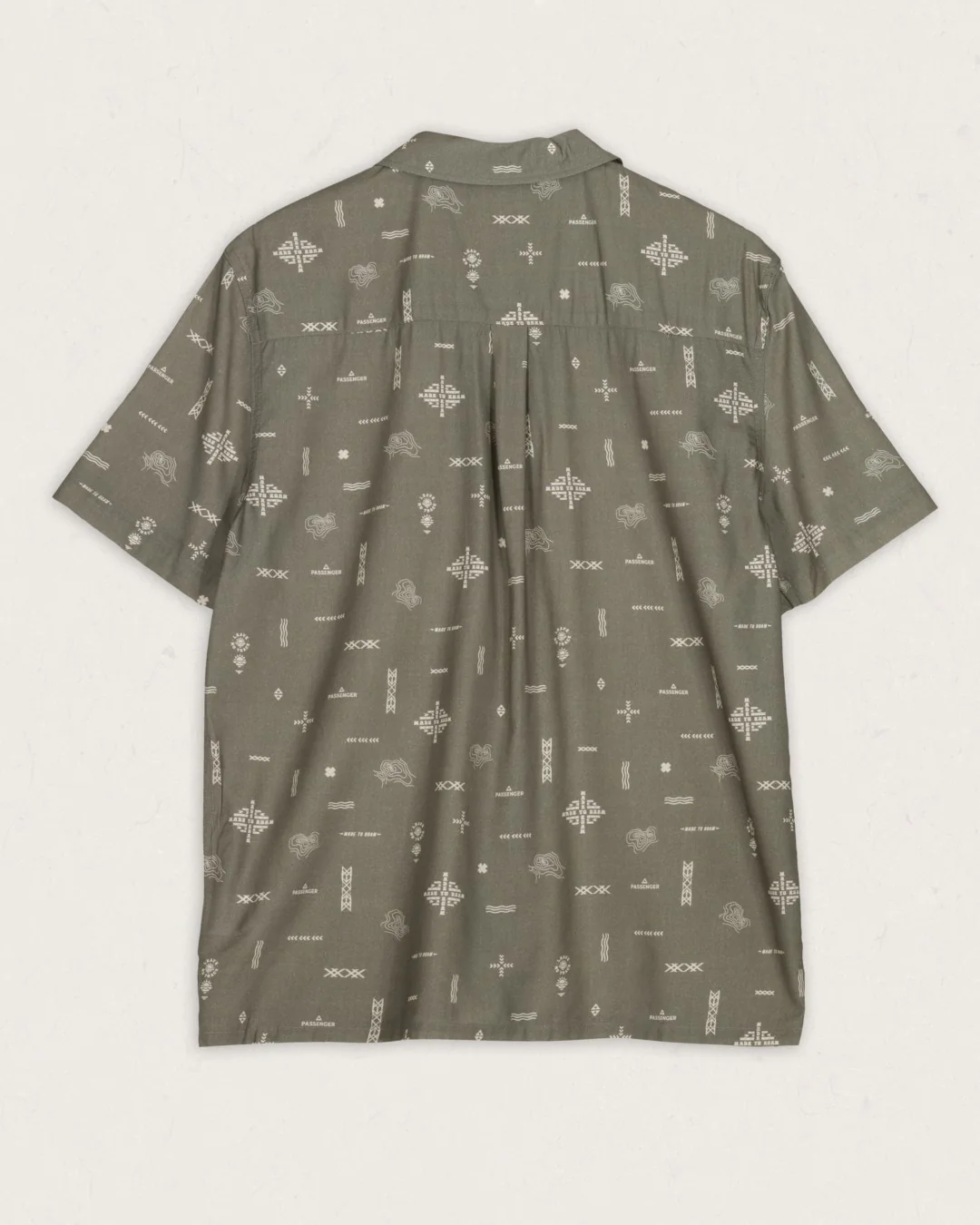 Cove Organic Cotton Short Sleeve Shirt - Olive Made To Roam - Image 11