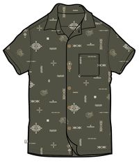 Cove Organic Cotton Short Sleeve Shirt - Olive Made To Roam - Image 12
