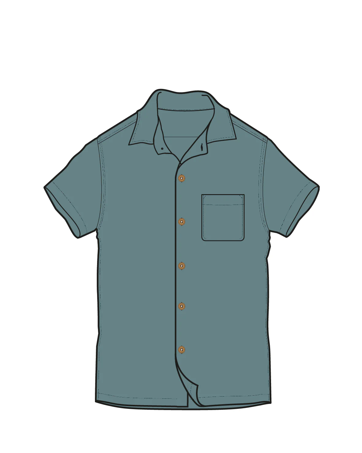 Cove Organic Cotton Textured Shirt - Arctic - Image 9