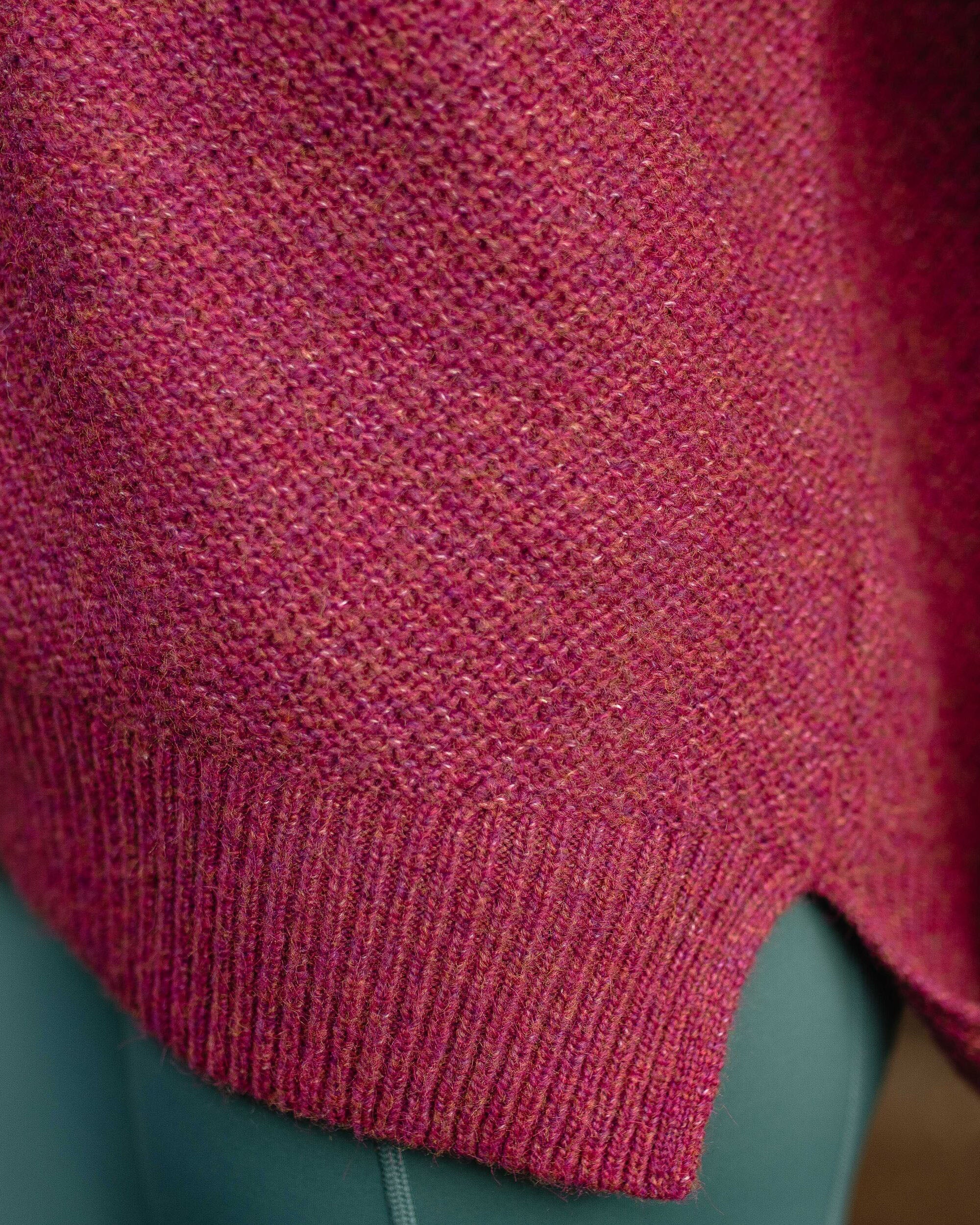 Cove Knitted Jumper - Rhubarb - Image 2