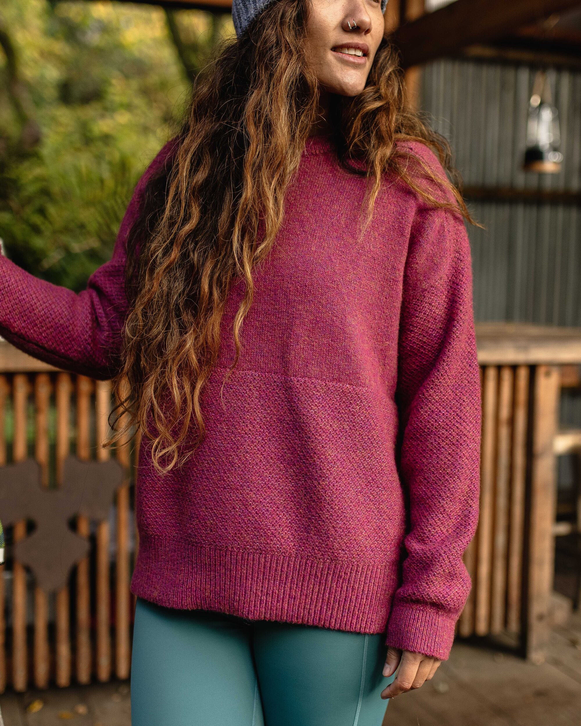 Cove Knitted Jumper - Rhubarb - Image 3