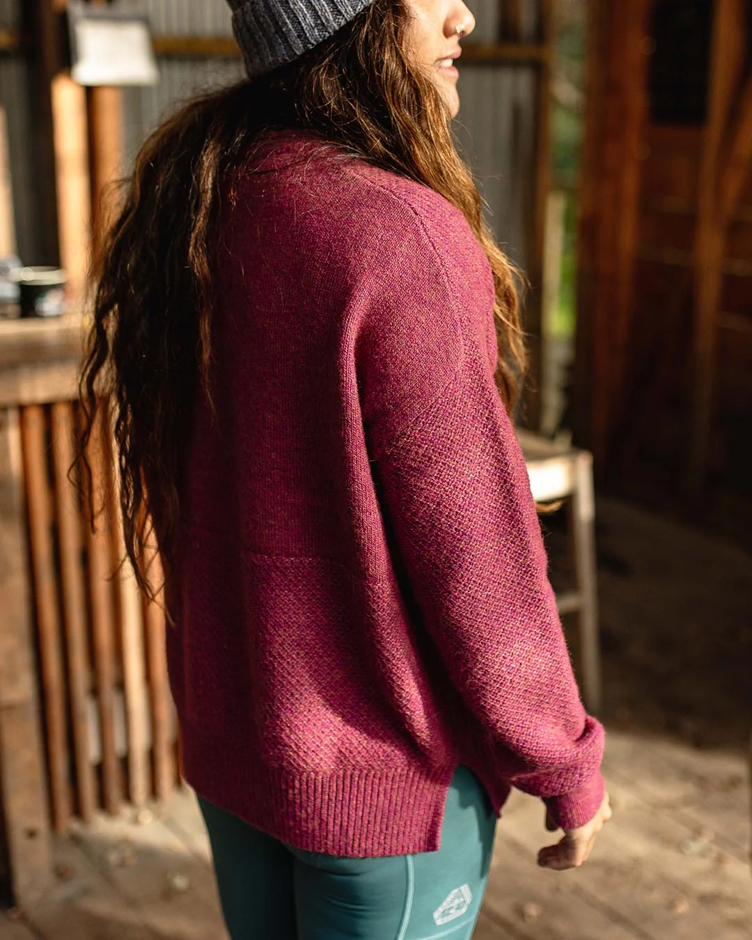 Cove Knitted Jumper - Rhubarb - Image 5