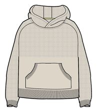 Cove Knitted Hoodie - Off White - Image 6