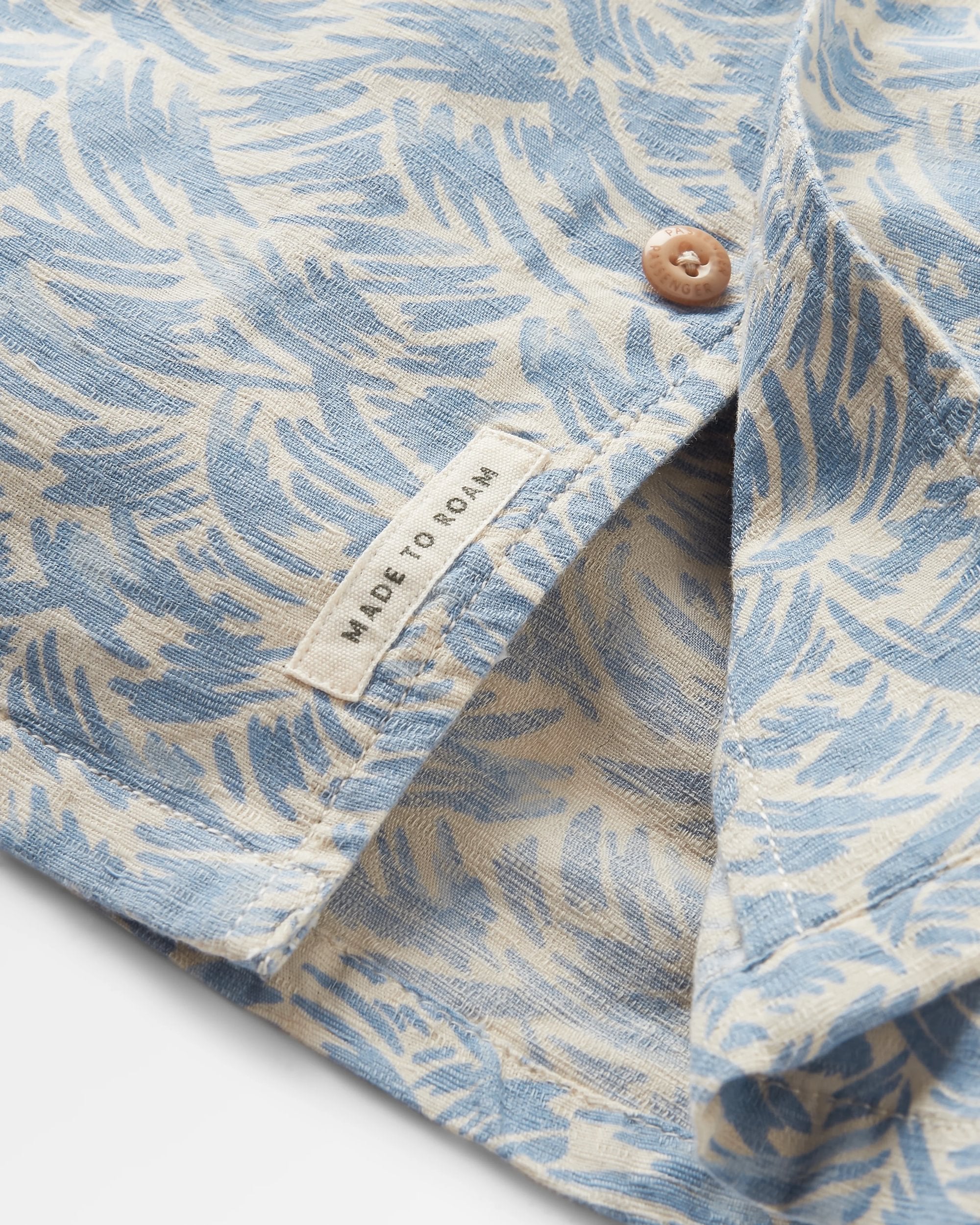Cove Organic Cotton Textured Shirt - Waves Birch - Image 4