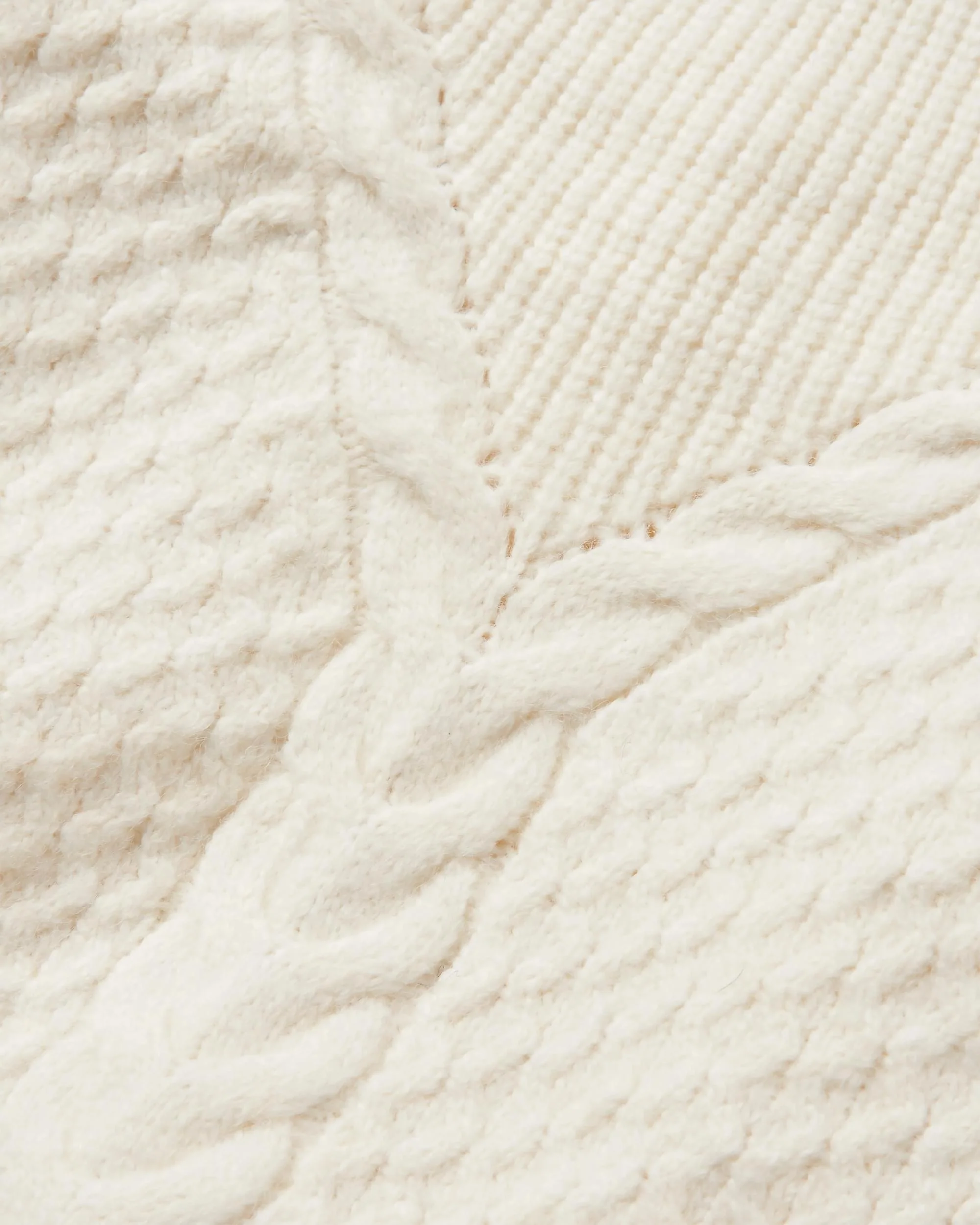 Cozy Cable Knitted Jumper - Off White - Image 10