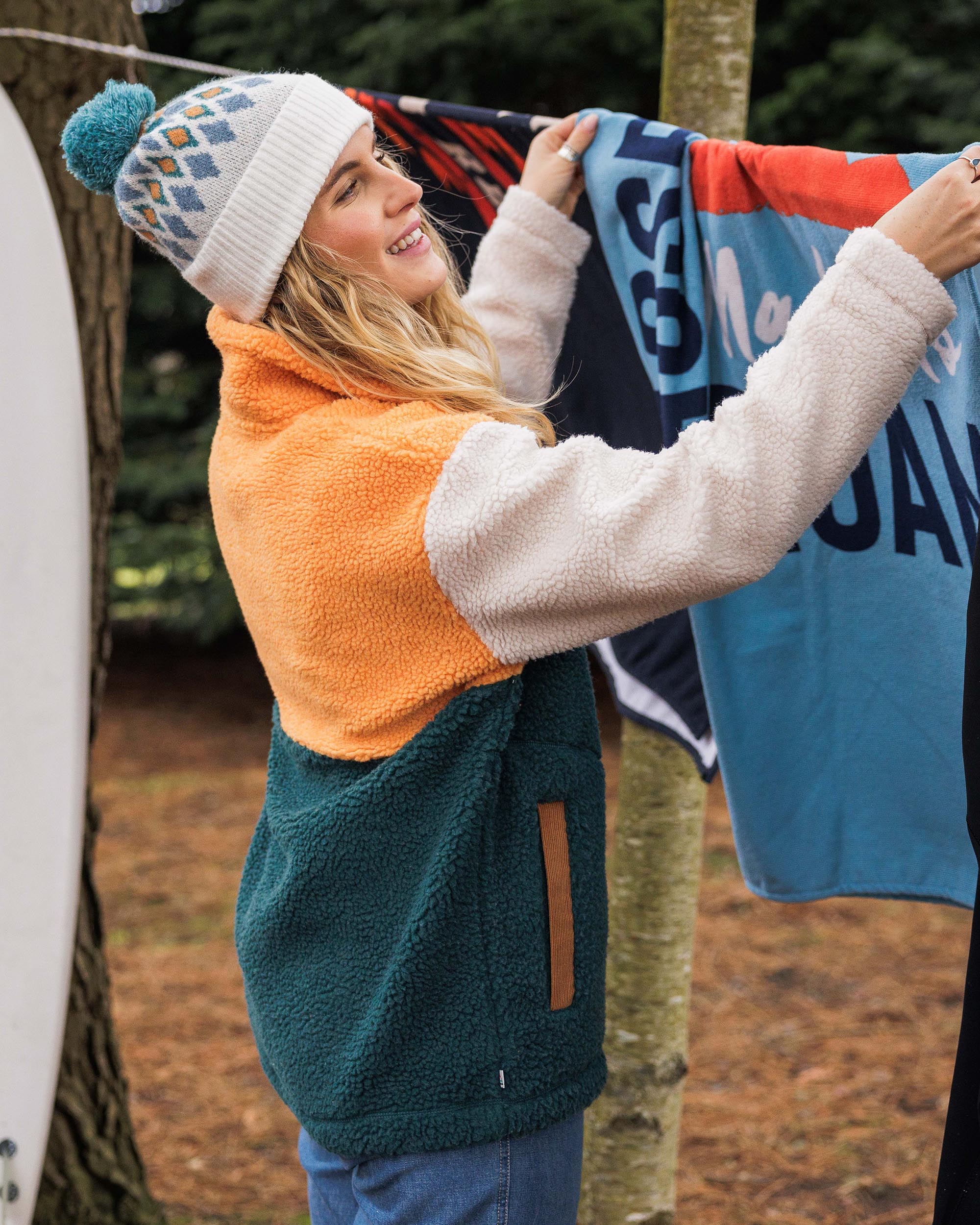 Create Deep-Pile Sherpa Fleece - Mediterranean - Image 3