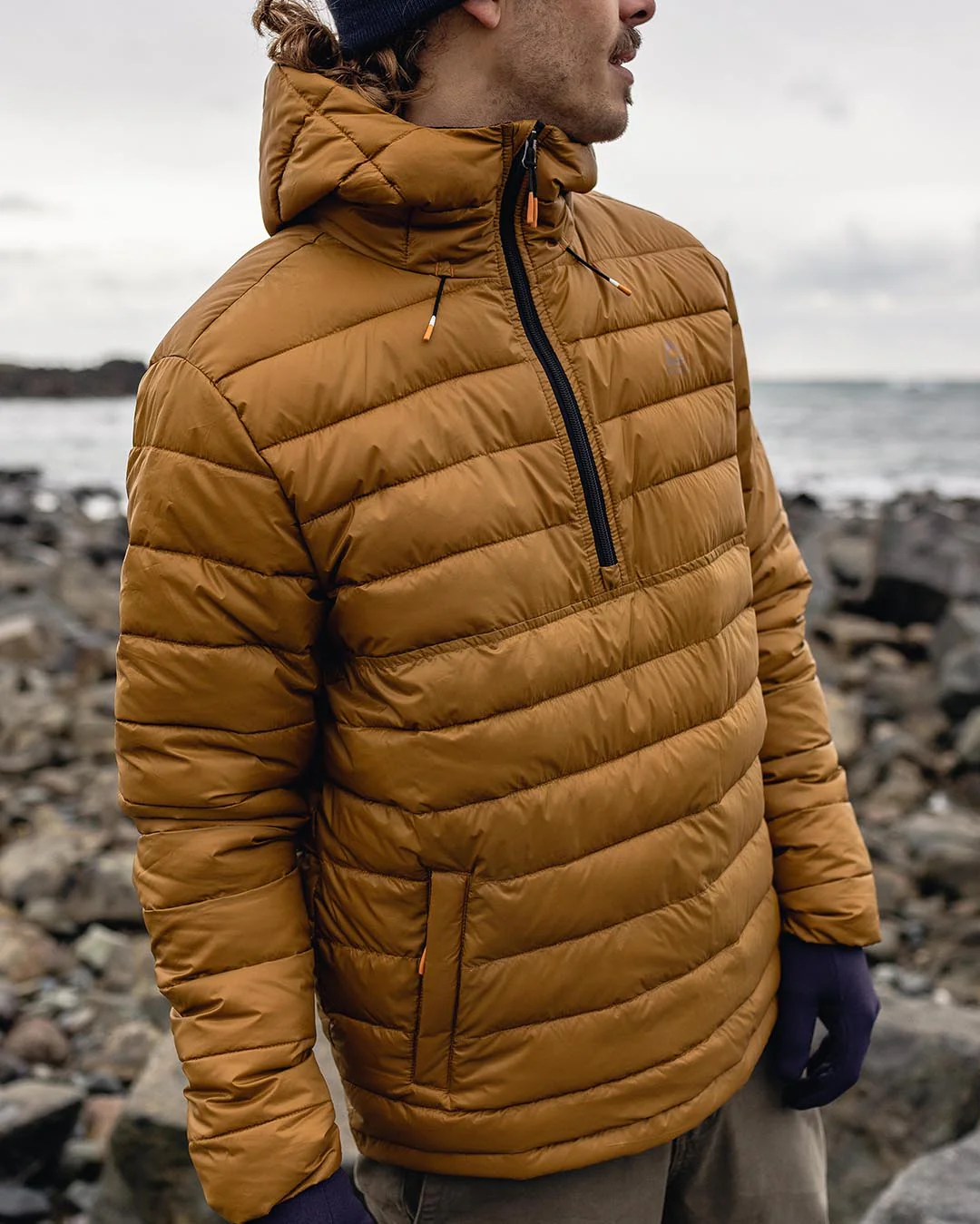 Crest Insulated Jacket - Golden Brown - Image 3