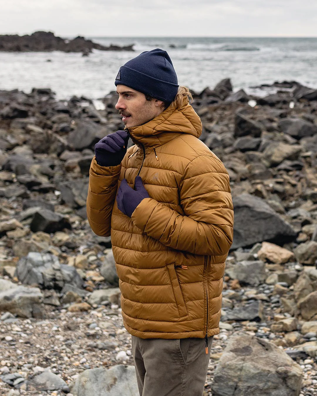 Crest Insulated Jacket - Golden Brown - Image 5