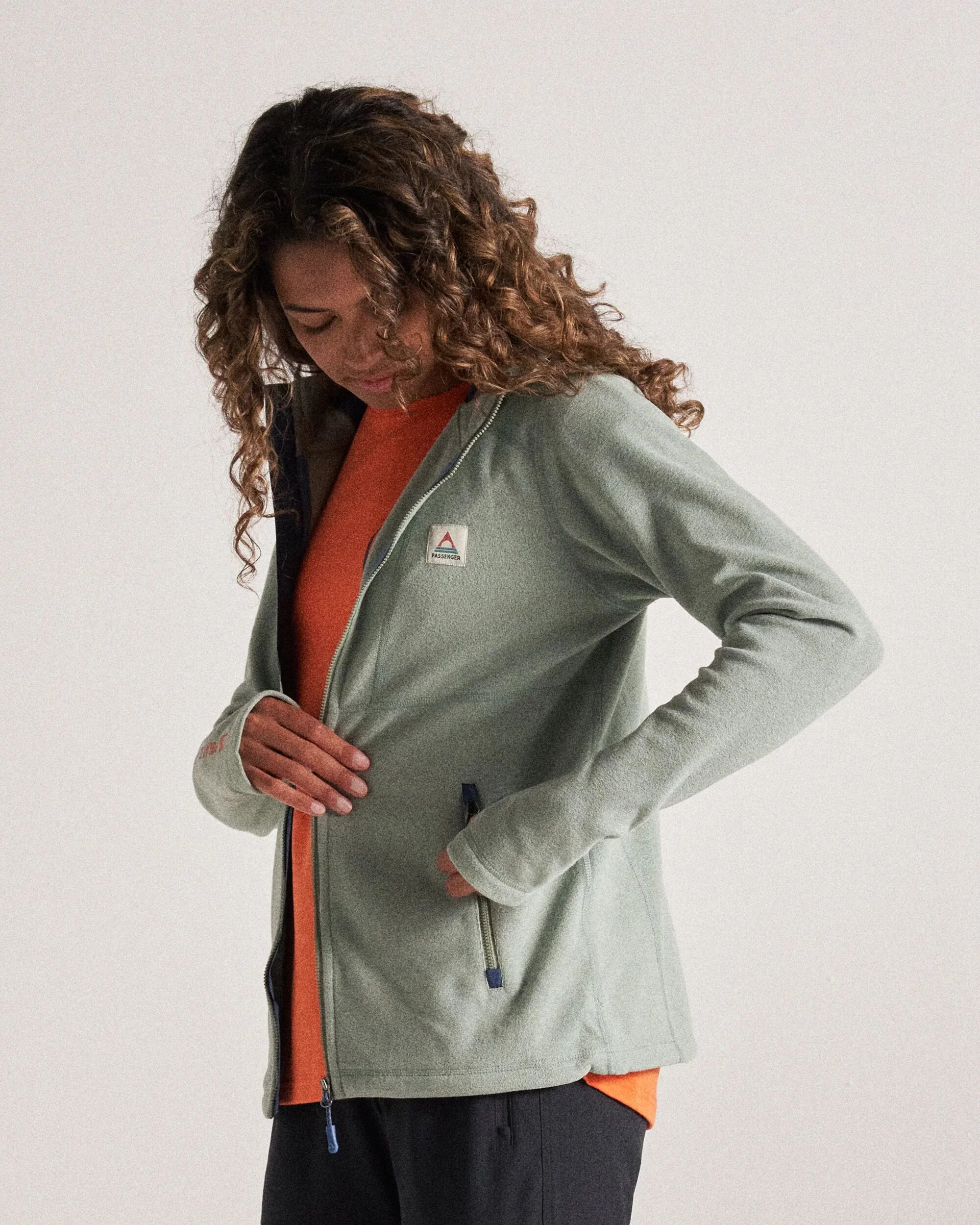 Crest Polartec® Fleece Hoodie - Pistachio - Image 6
