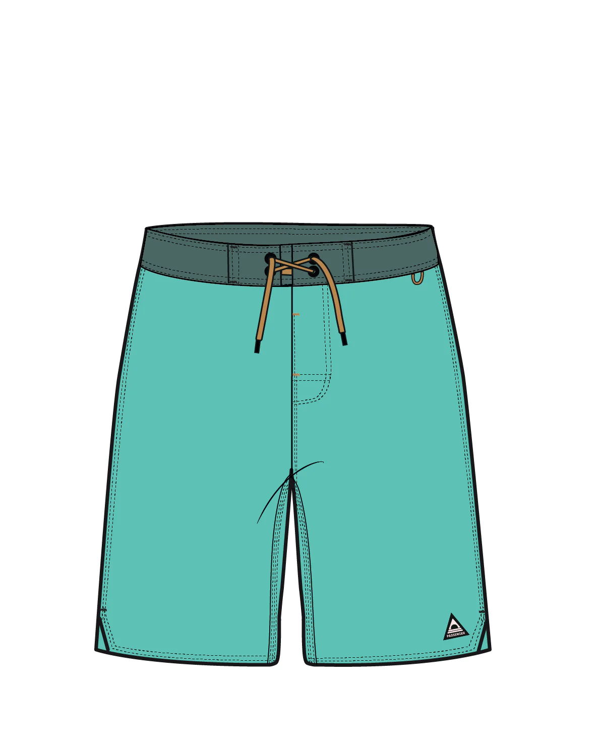 Cruiser NetPlus® 21" Boardshort - Aqua - Image 12