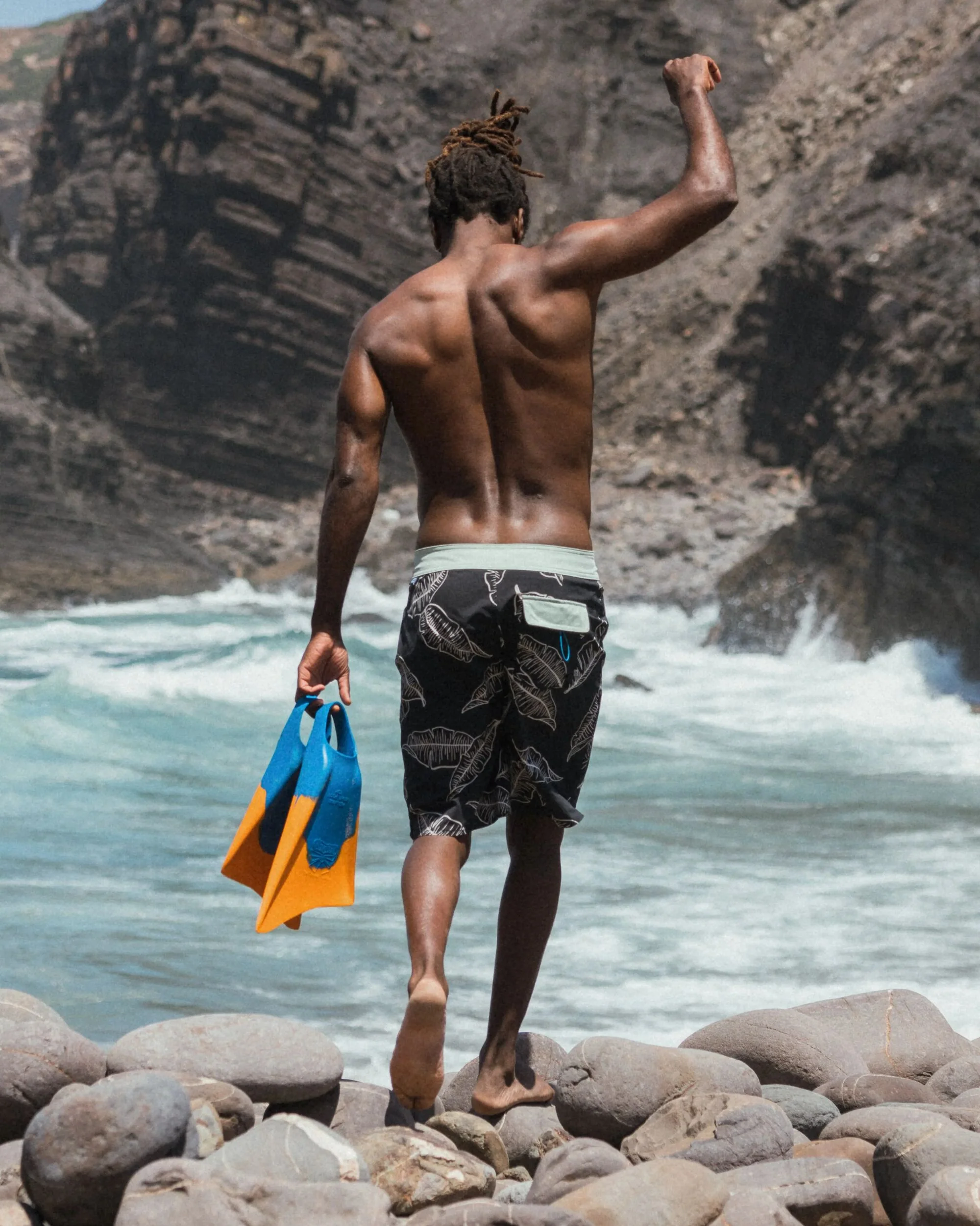 Cruiser Netplus® 21" Boardshort - Palm Faded Black - Image 4