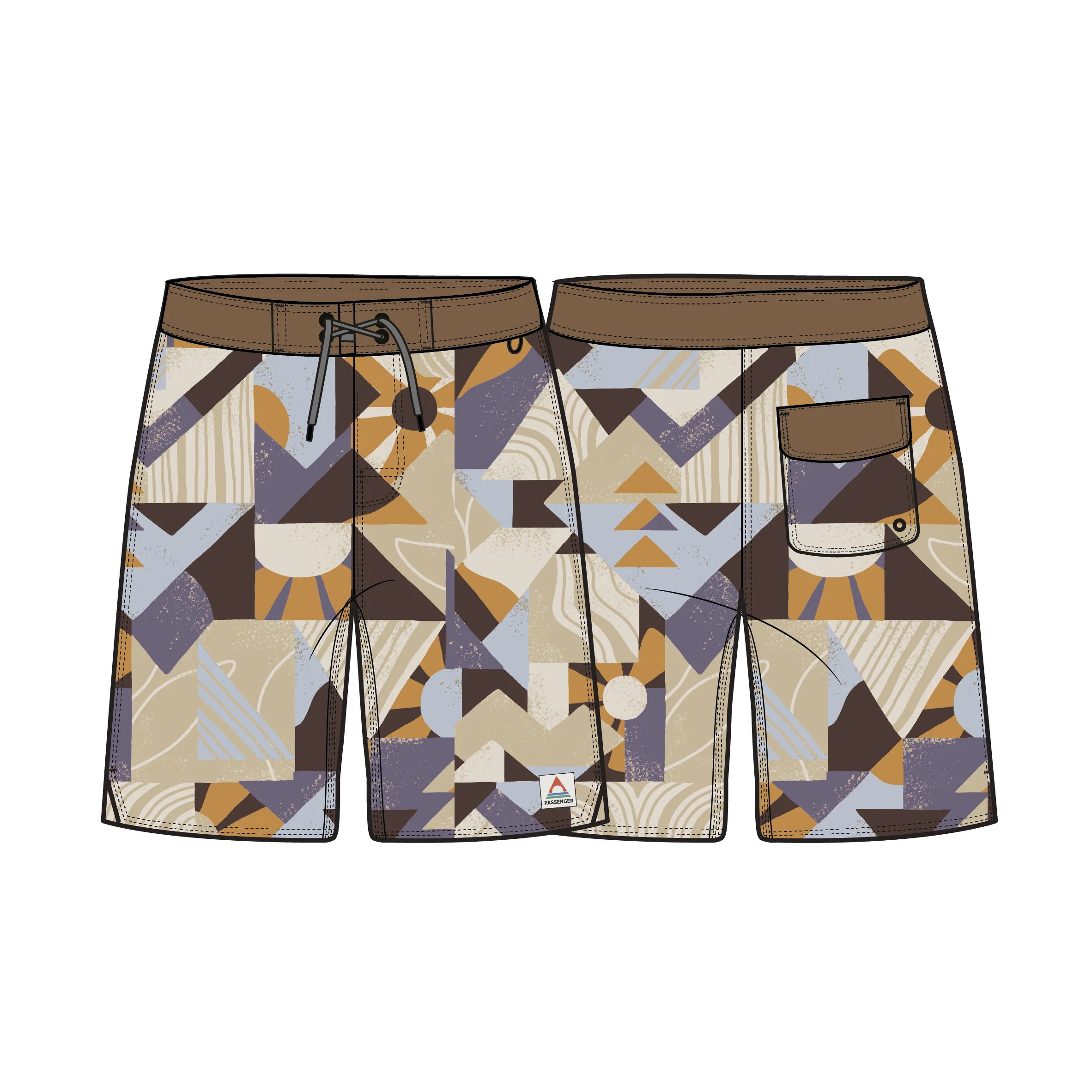 Cruiser Netplus® 21" Boardshort - Sun Patch Desert - Image 7