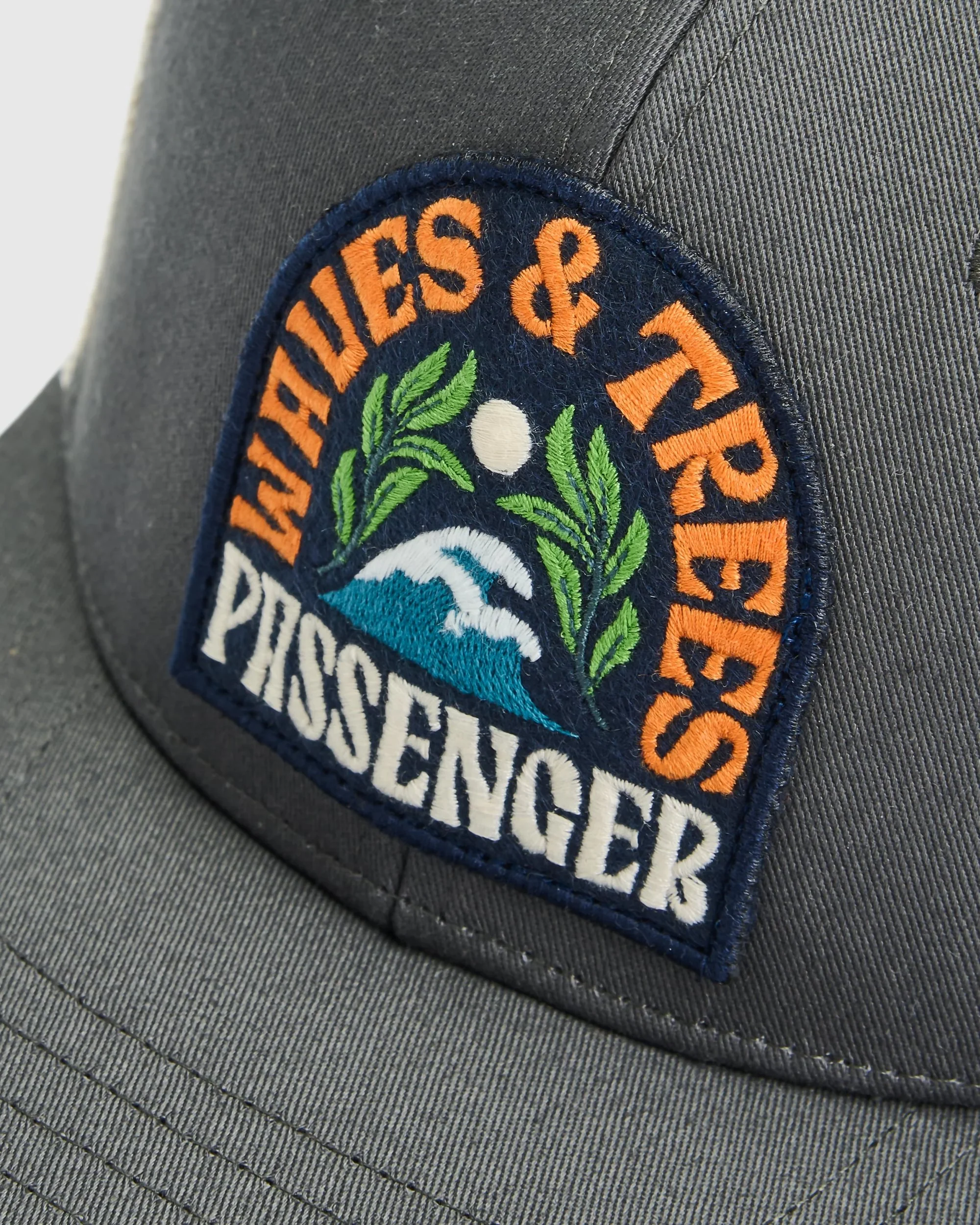Dawning Organic Cotton Trucker Cap - Charcoal - Image 5