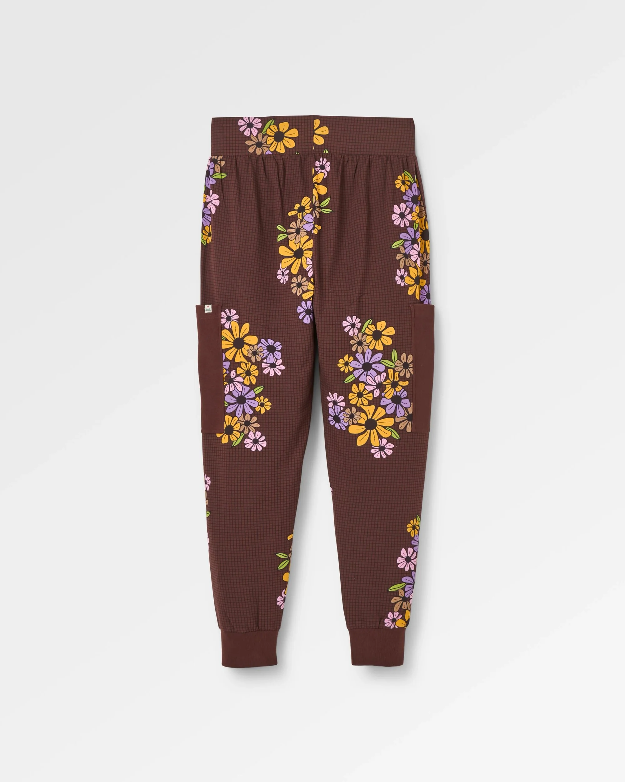 Day Dream Trouser - Floral Grid Espresso - Image 2