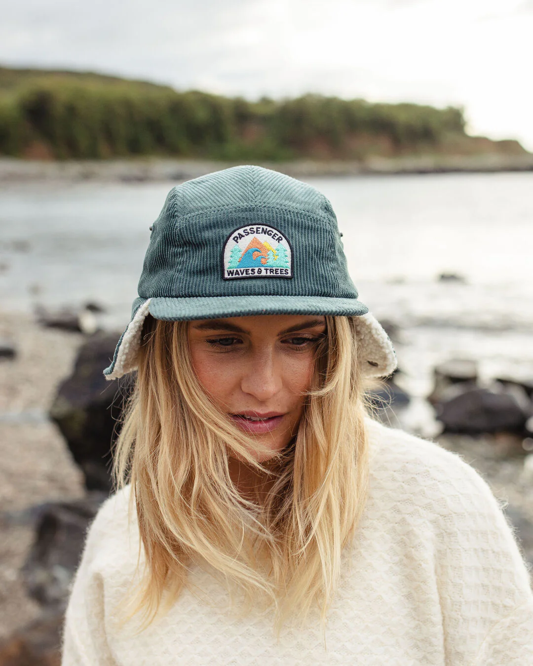 Twill Daytime Sherpa Lined Hat - Deep Ocean - Image 11