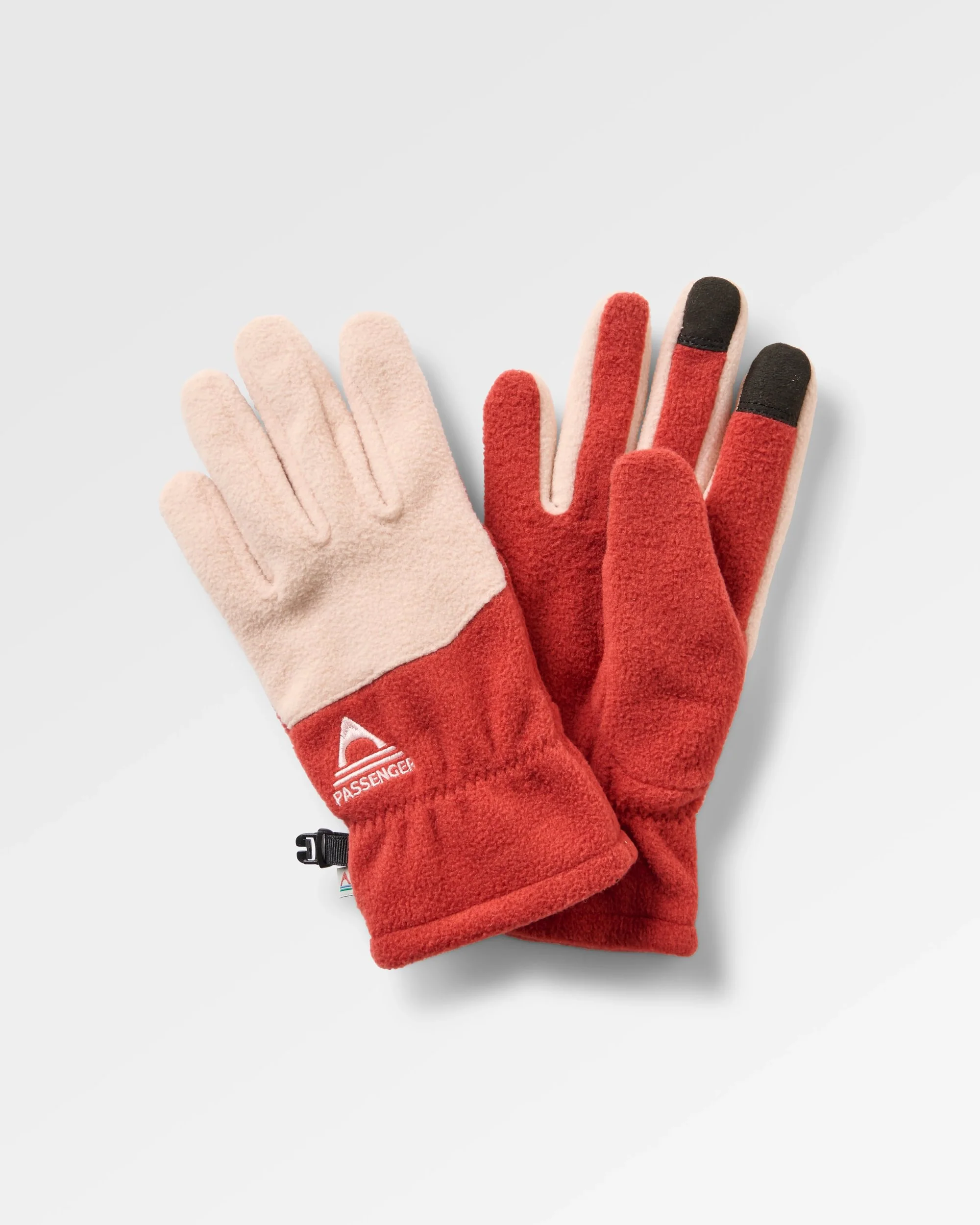 Daytrip Polar Fleece Gloves - Red Ochre/Blush