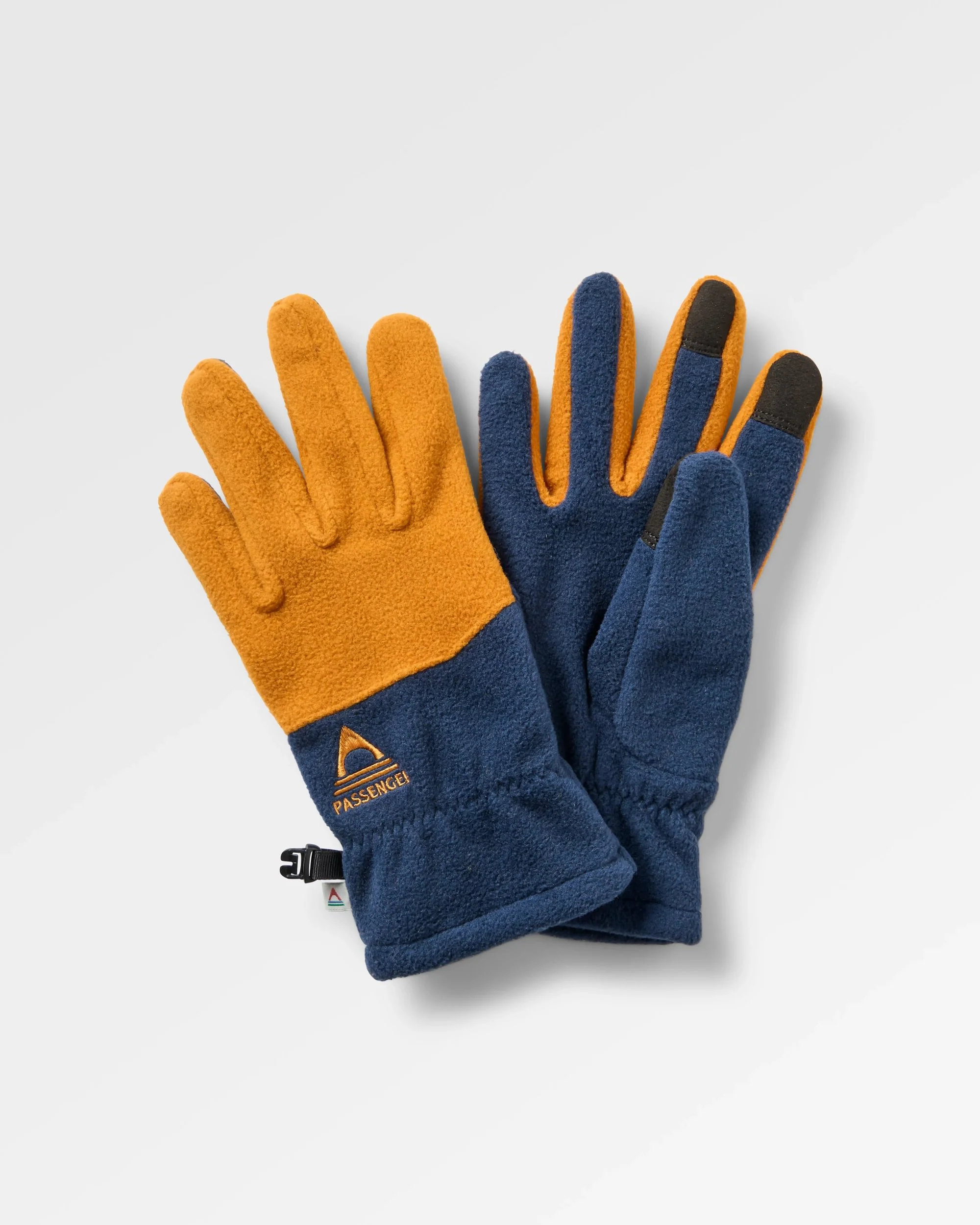 Daytrip Polar Fleece Gloves - Rich Navy/ Retro Orange
