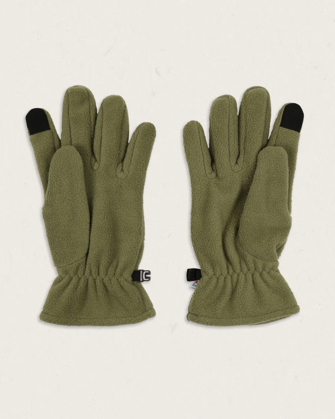 Daytrip Polar Fleece Touch Screen Gloves - Khaki - Image 2