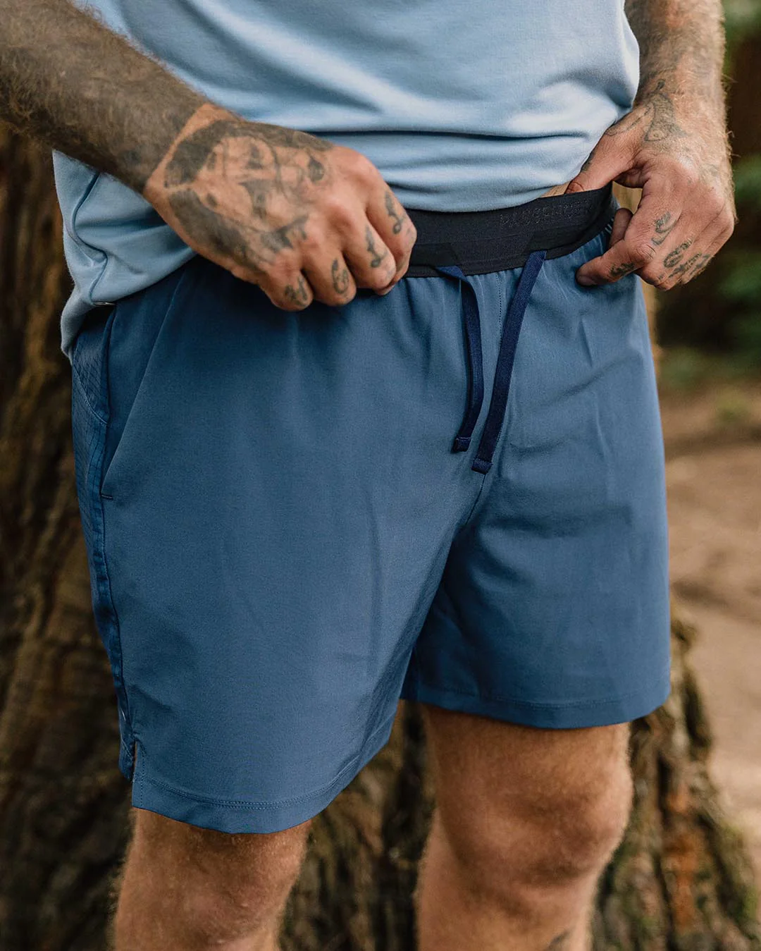 Descent Trail Shorts - Dark Denim - Image 2