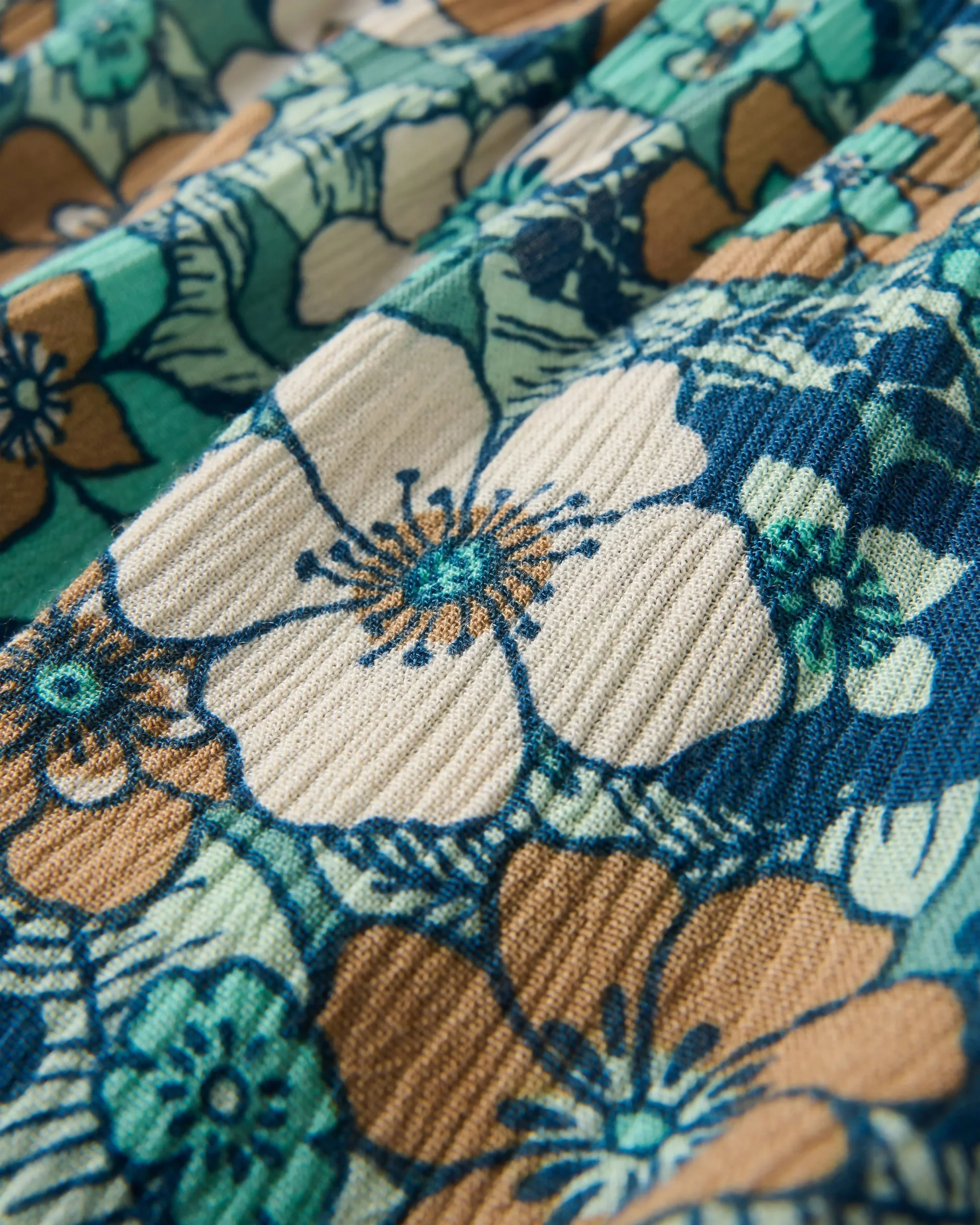 Dew EcoVero Woven Skirt - Vintage Floral Aqua - Image 9