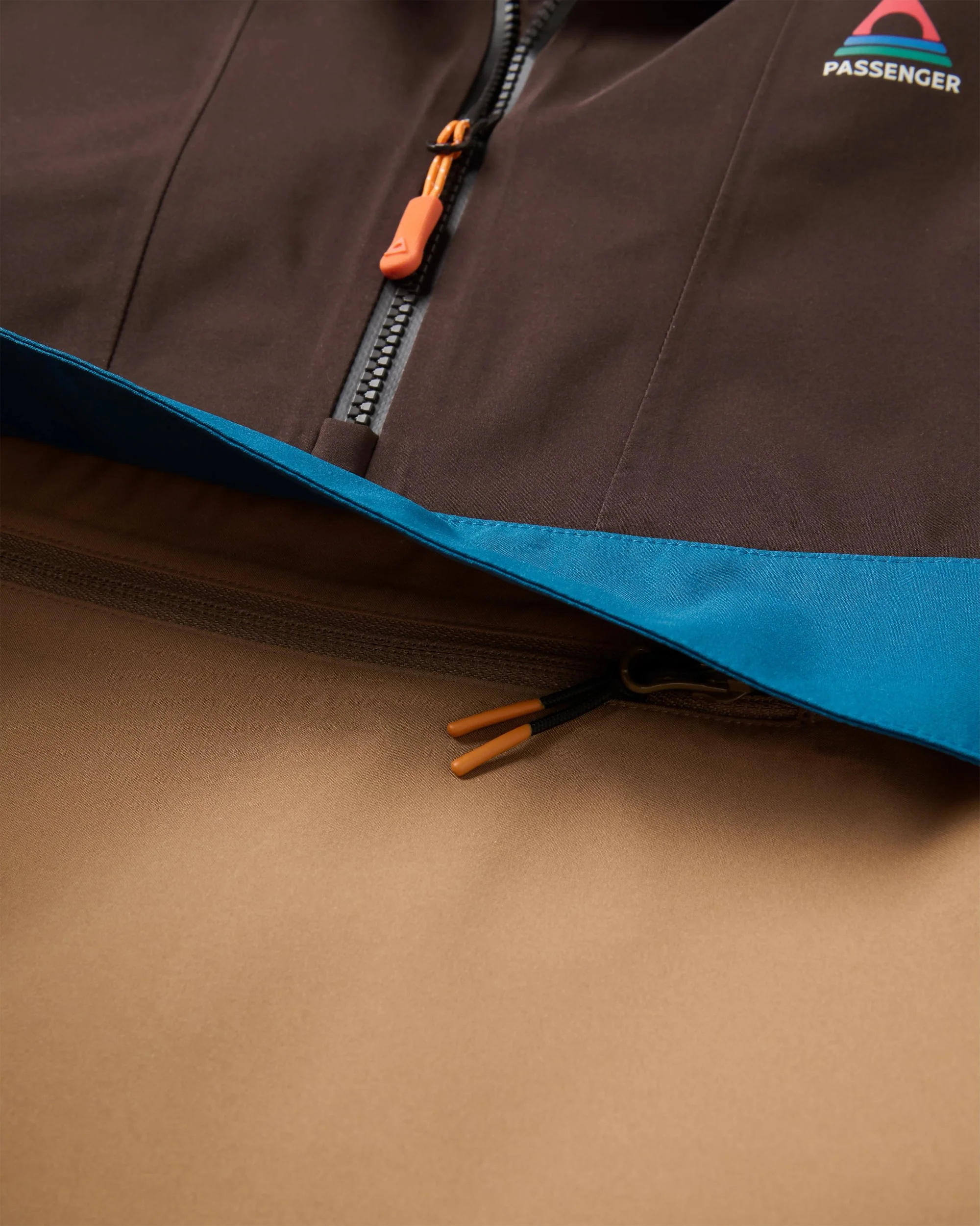 Diablo Waterproof Anorak - Caramel/Espresso - Image 5