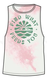 Discovery Organic Cotton Vest - Tie Dye Shell Pink - Image 5
