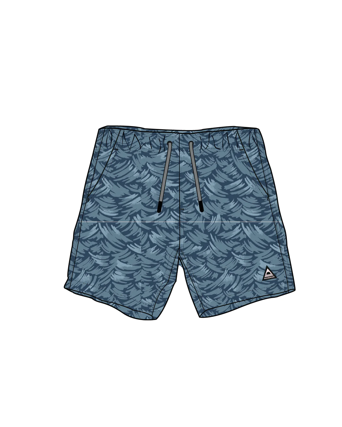 Drifter NetPlus® Beach Linerless Short - Waves Dark Denim - Image 10