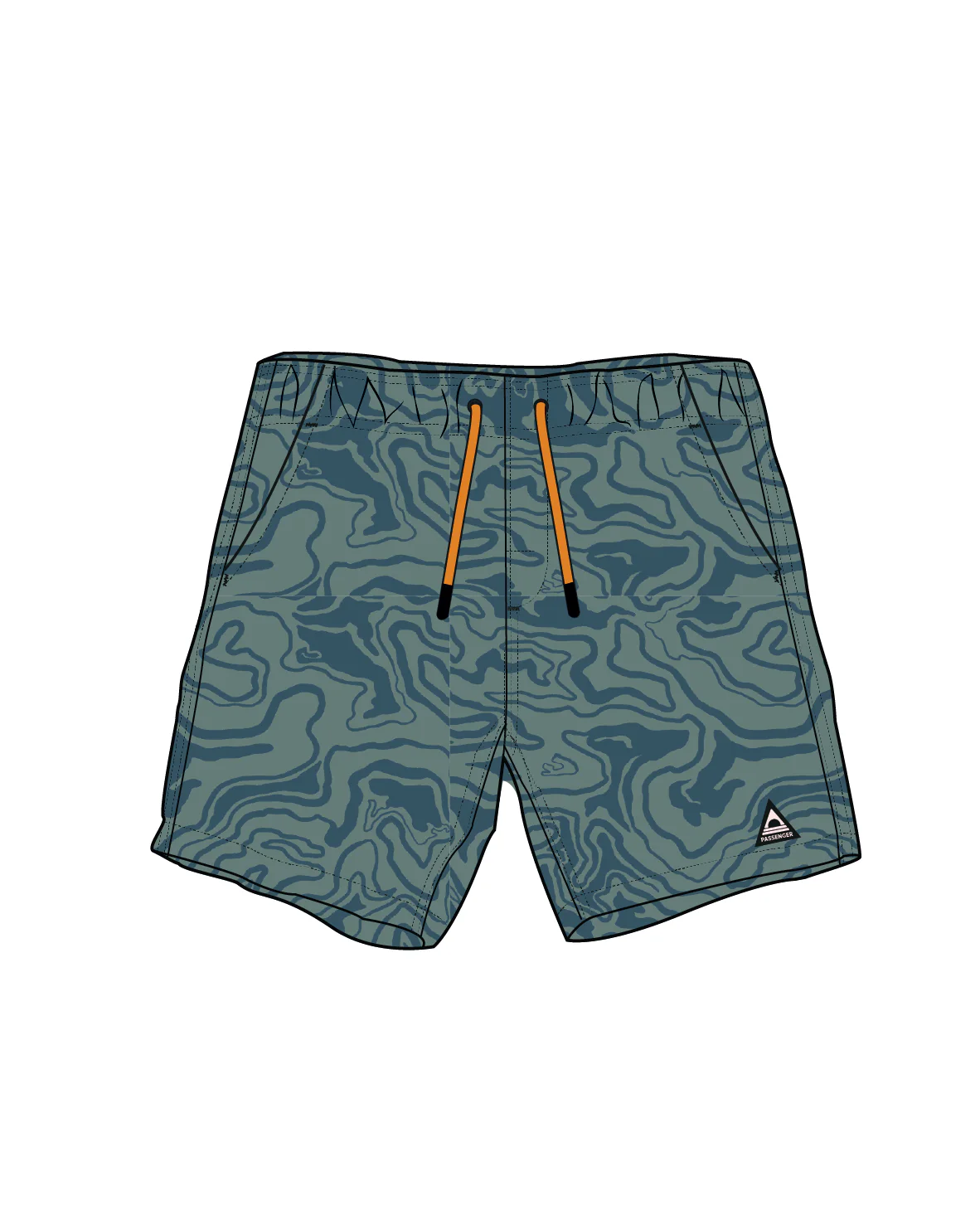 Drifter NetPlus® Swim Lined Short - Strata Swirl Arctic - Image 10