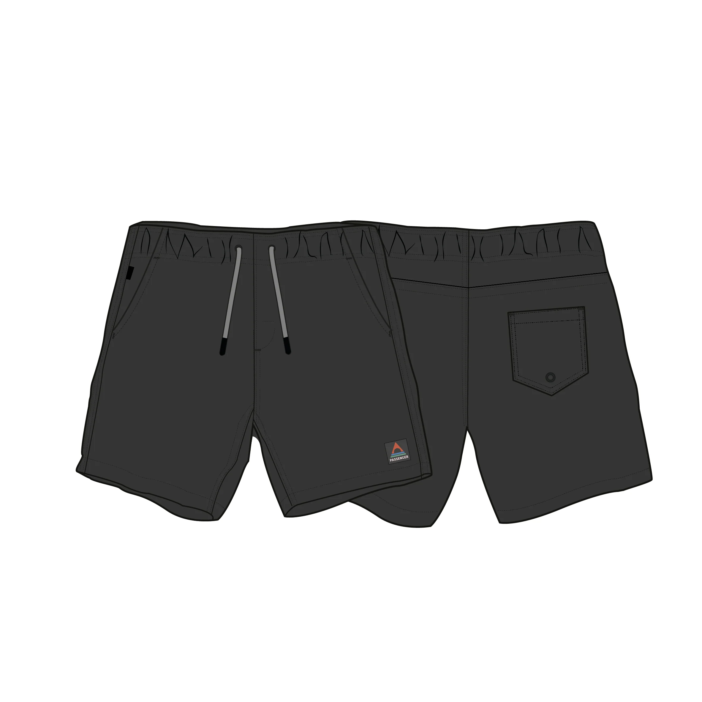 Drifter NetPlus® Swim Lined Short - Black - Image 7