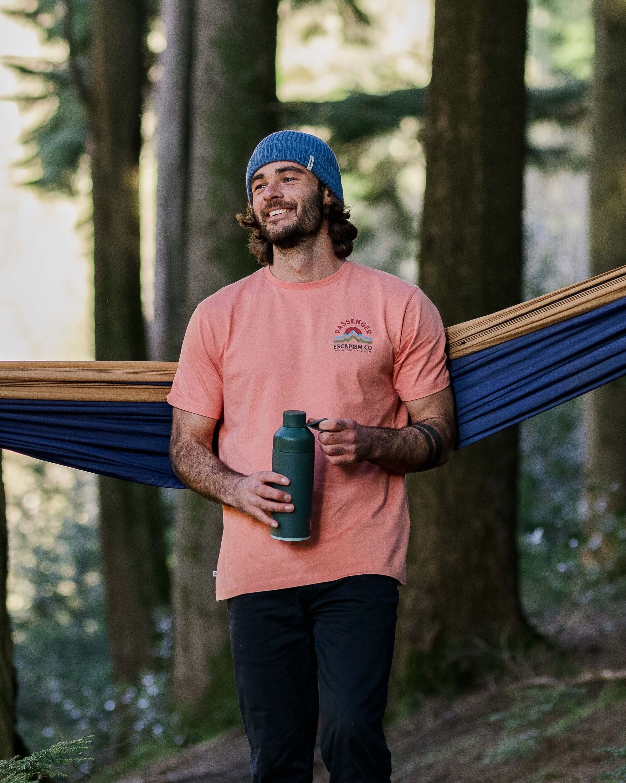 Dumont Organic Relaxed Fit T-Shirt - Tawny Peach - Image 4