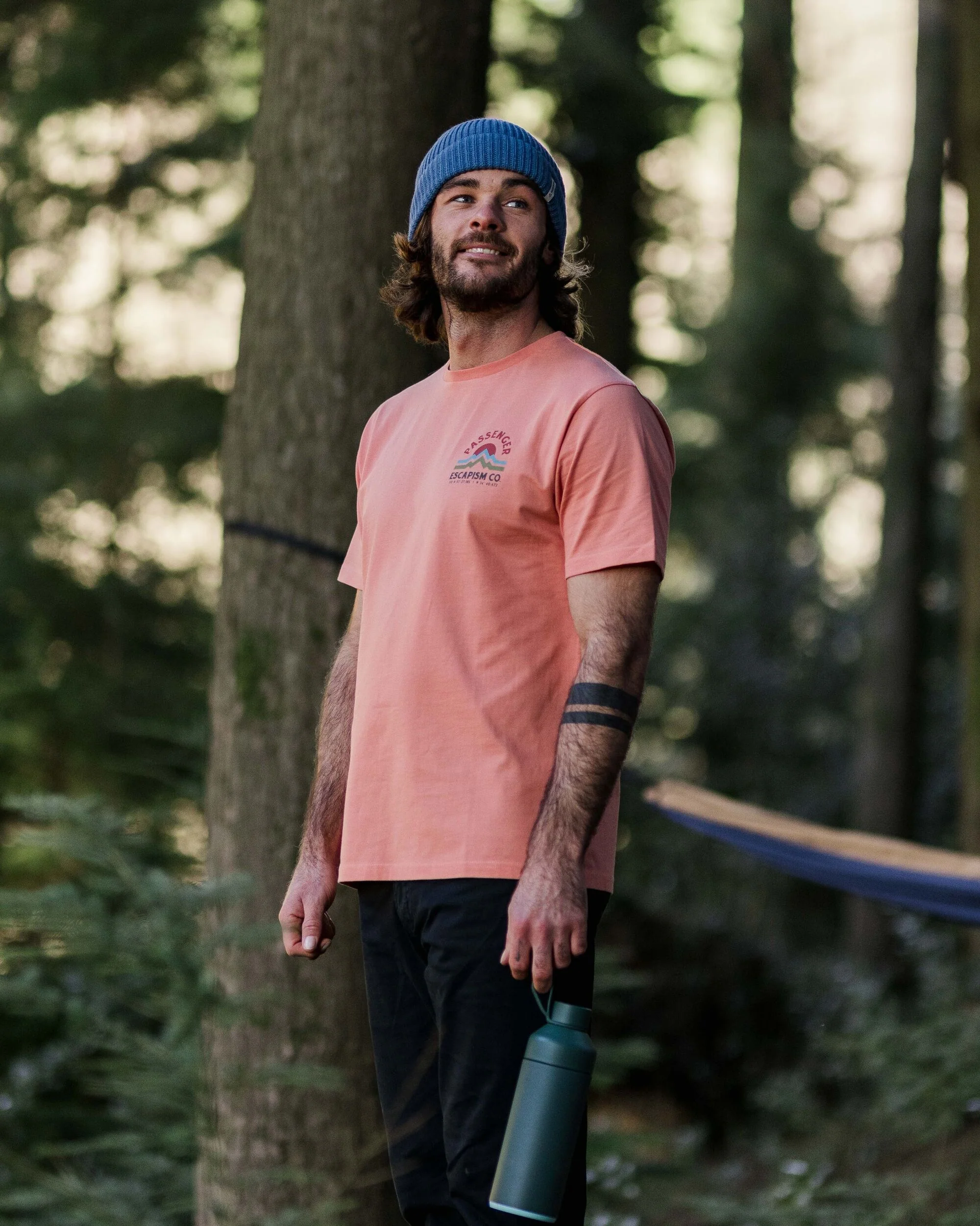 Dumont Organic Relaxed Fit T-Shirt - Tawny Peach - Image 6
