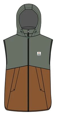 Dusk Insulated Gilet - Dusty Olive - Image 10