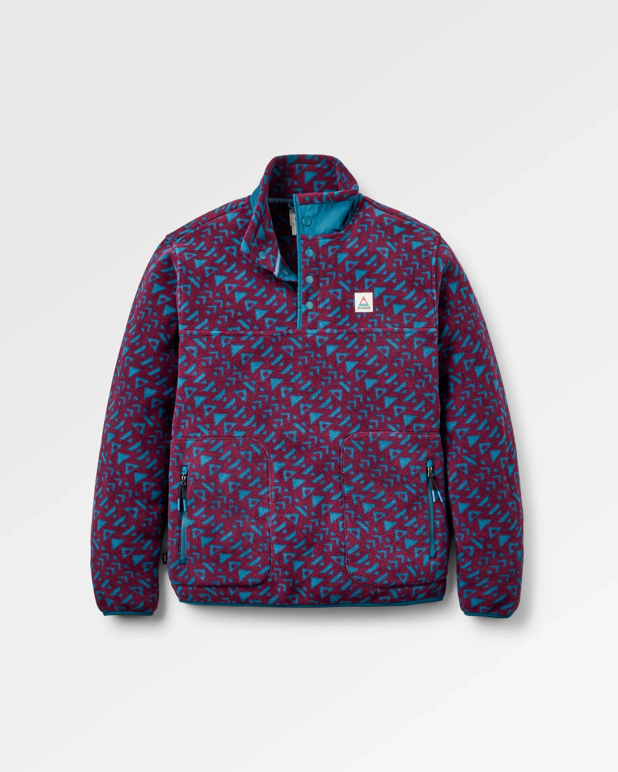Dusk Polartec® Fleece - Diagonal Geo Fig - Image 2