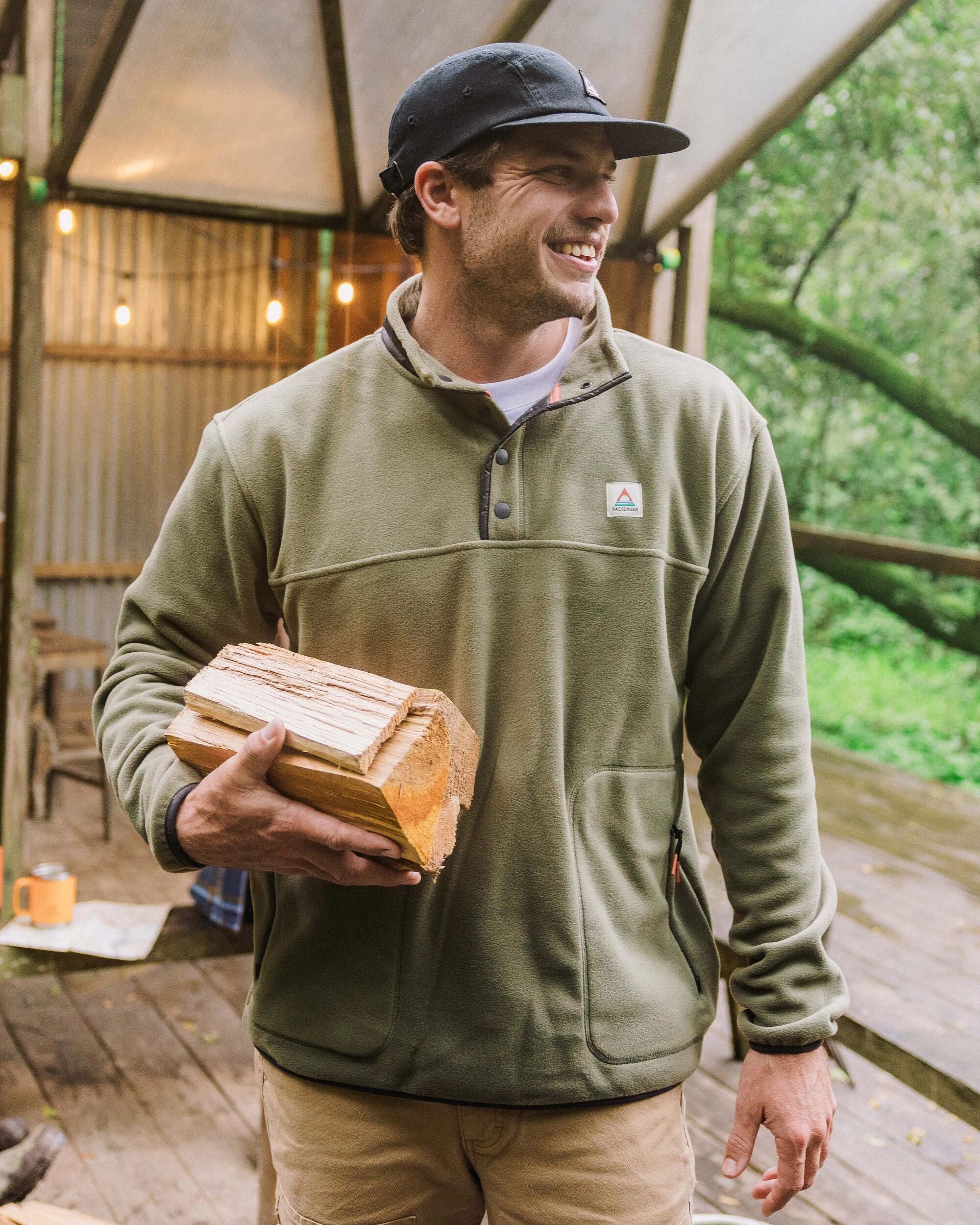 Dusk Polartec® Fleece - Dusty Olive
