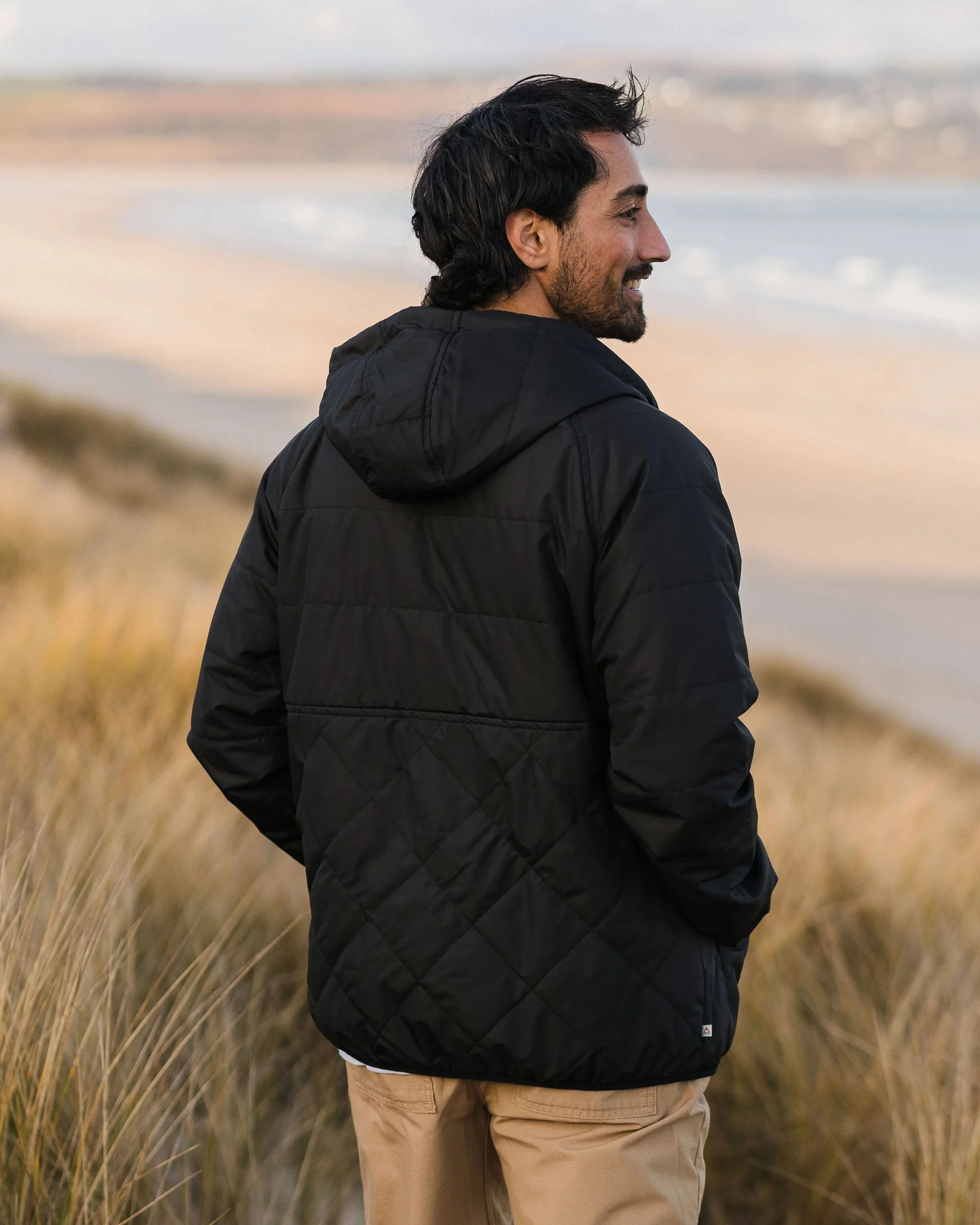 Dylan Insulated Full Zip Jacket - Black - Image 3