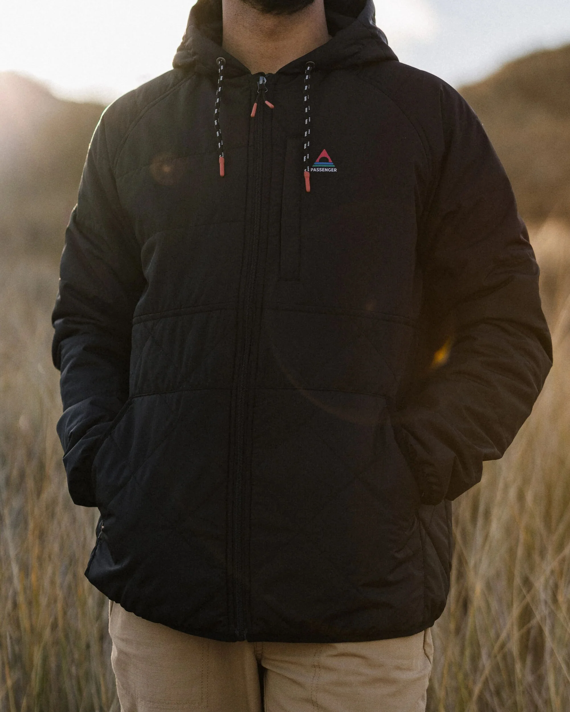 Dylan Insulated Full Zip Jacket - Black - Image 5