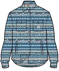 East Polar Fleece Shirt - Mountain Geo Tidal Blue - Image 12