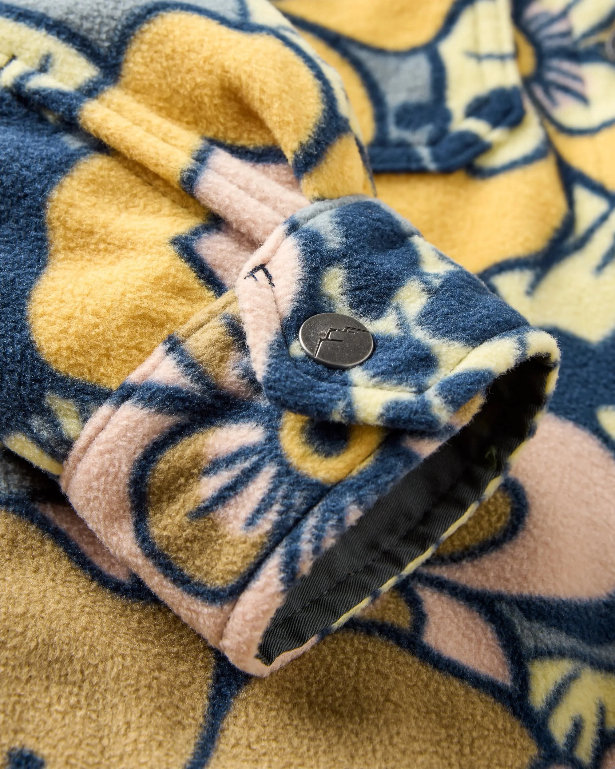 East Polar Fleece Shirt - Vintage Floral Sunlight - Image 12